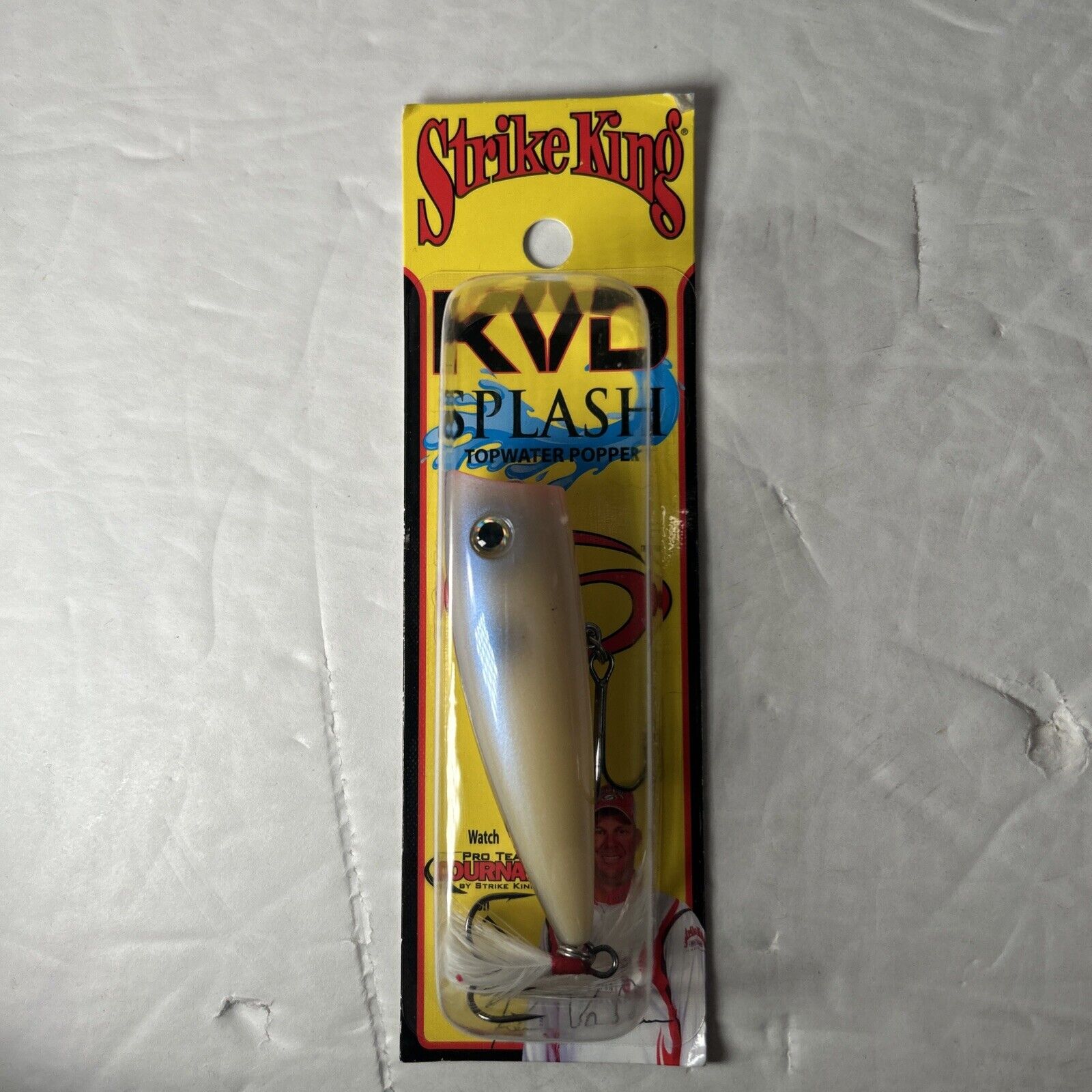 Strike King KVD Top Water Popper- Oyster HCKVDSPL-584