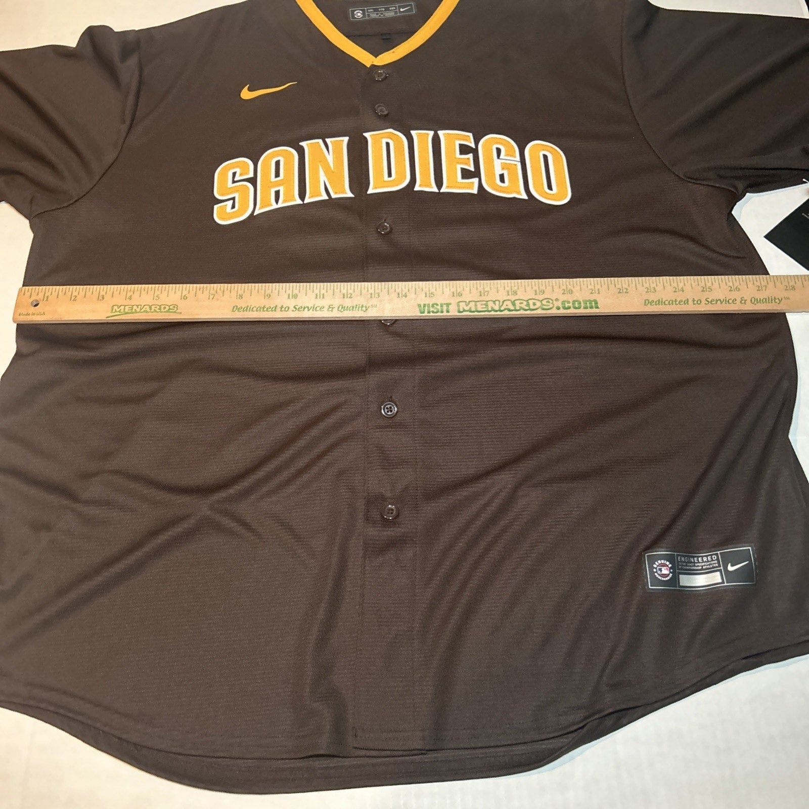 Fernando Tatis Jr San Diego Padres #23 Brown Nike Dri Fit Jersey XXL NWT