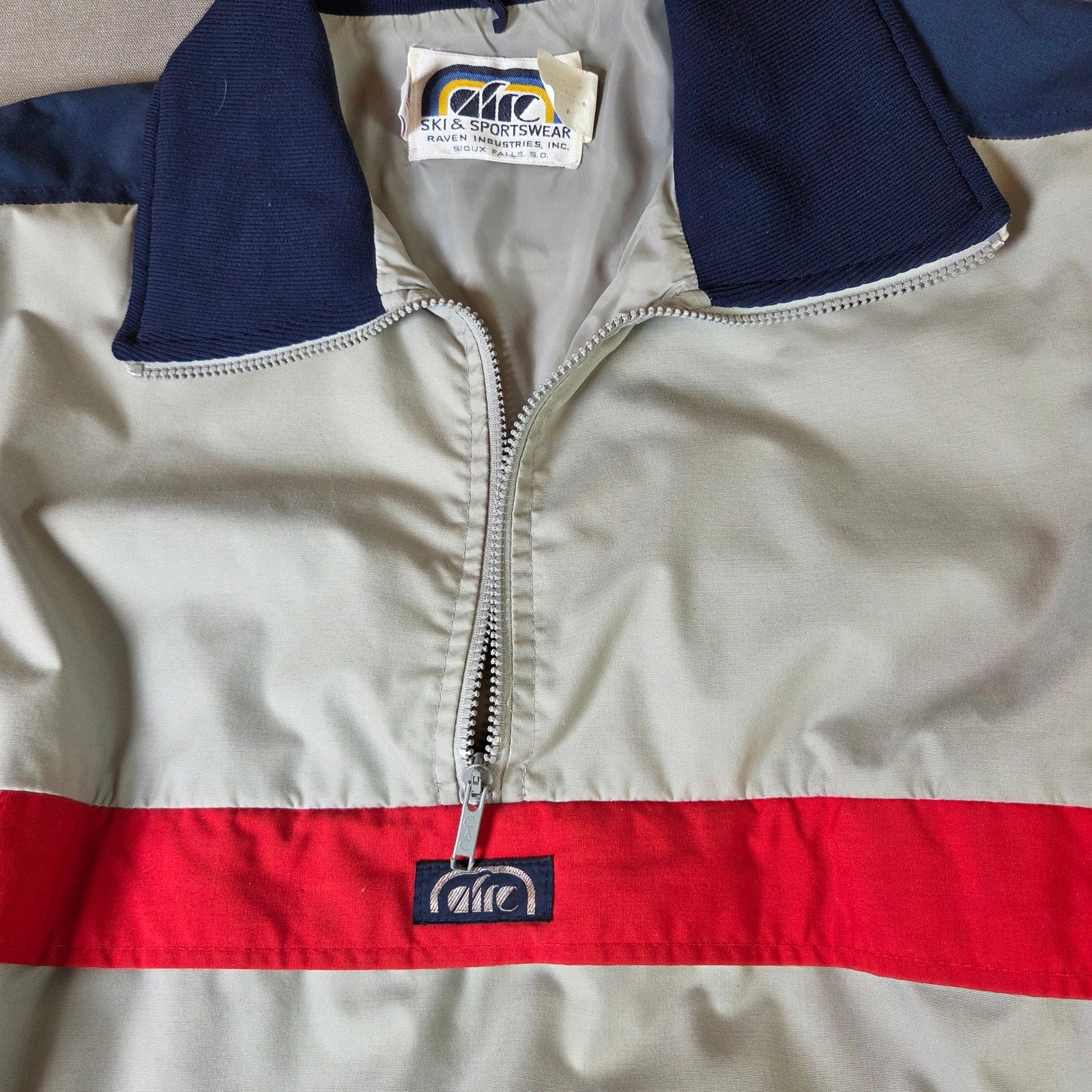 AMC Ski & Sportswear 1/4 Zip Jacket Made in USA Men’s L Vintage