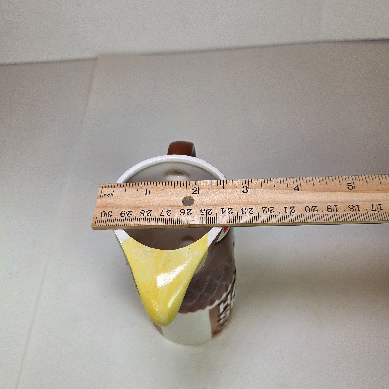 1976 Smirnoff Hawk Shot Eagle Head Mug by McCoy – Vintage Barware 5.25”