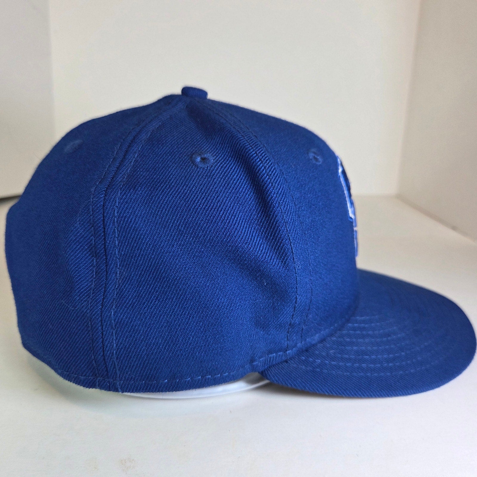 New Era 59FIFTY NY Knicks Hardwood Classics Blue Fitted Hat 7 5/8 Wool NBA