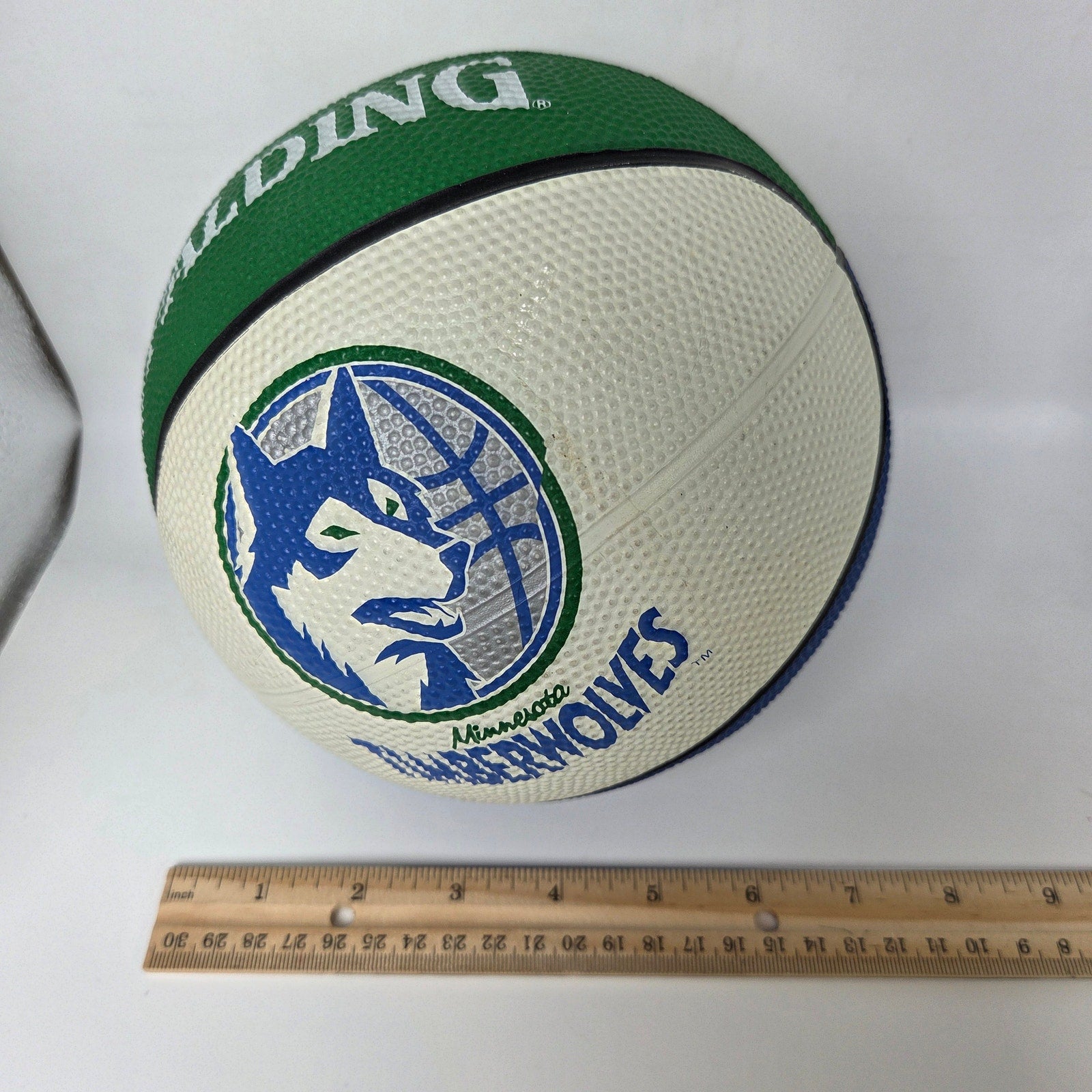 Spalding Minnesota Timberwolves Mini Basketball Sprite Promo Vintage 1990s