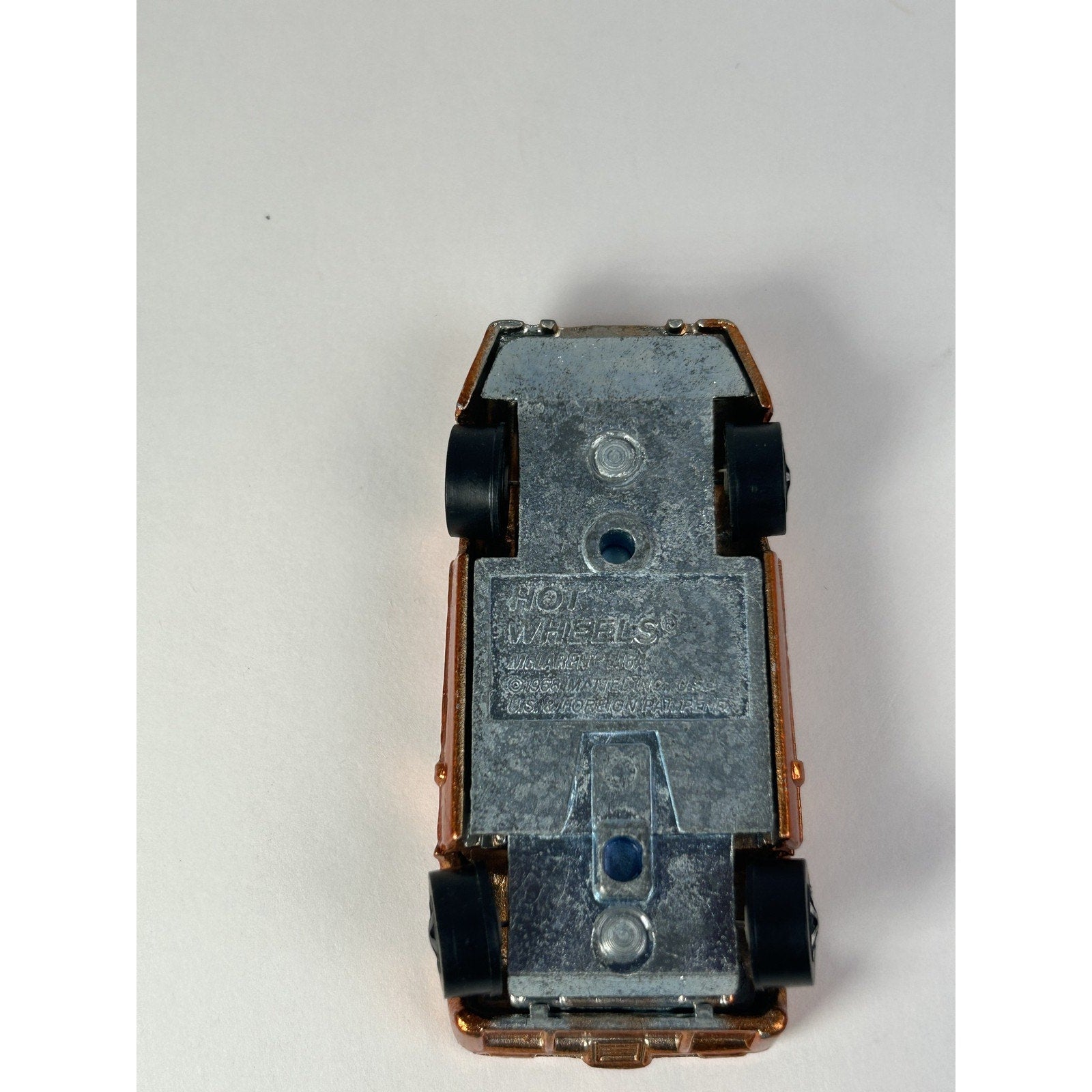 Vintage Hot Wheels 1969 McLaren M6A Redline Diecast Car W/Button