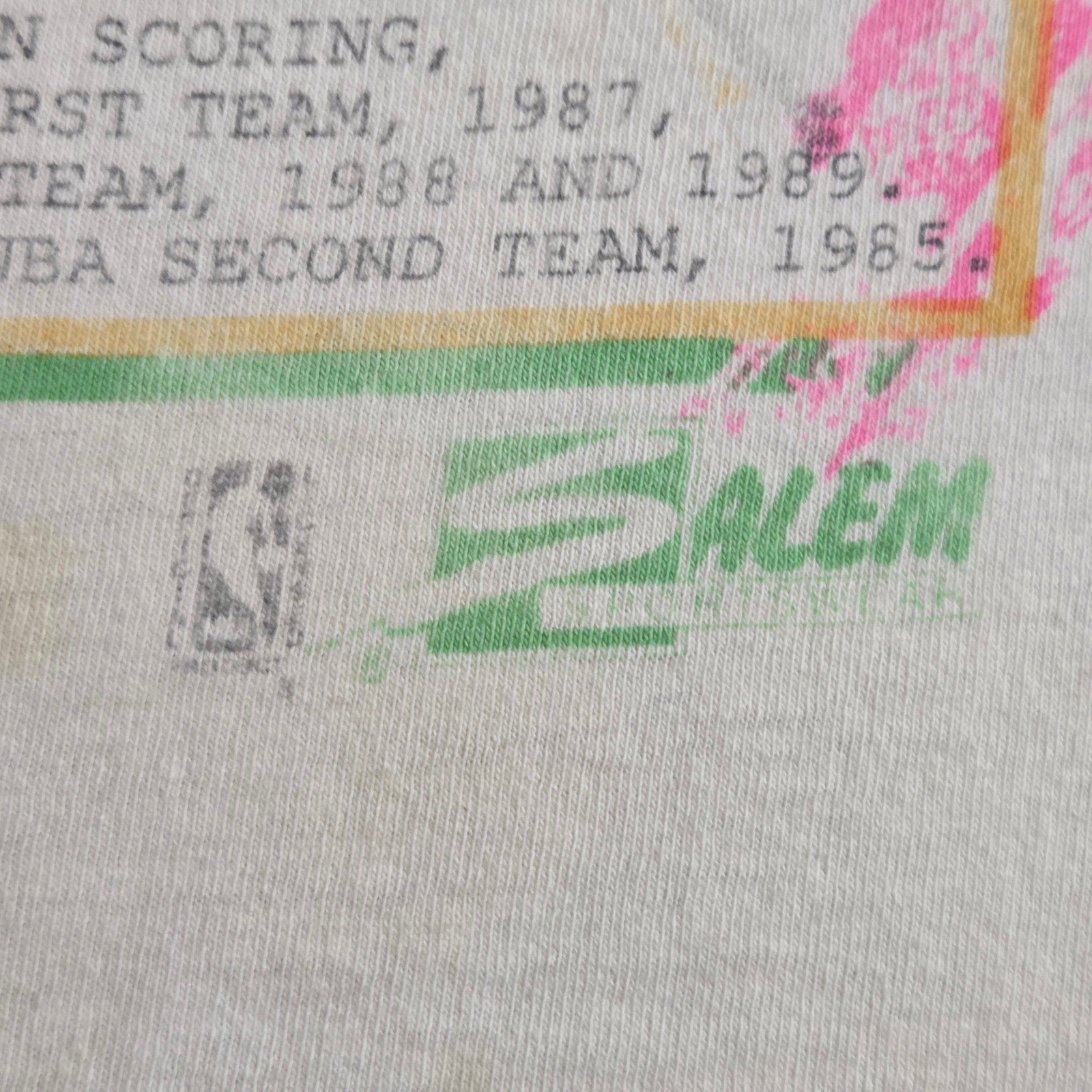 Michael Jordan Chicago Bulls Vintage Salem Sportswear Tee XL 80s MVP USA