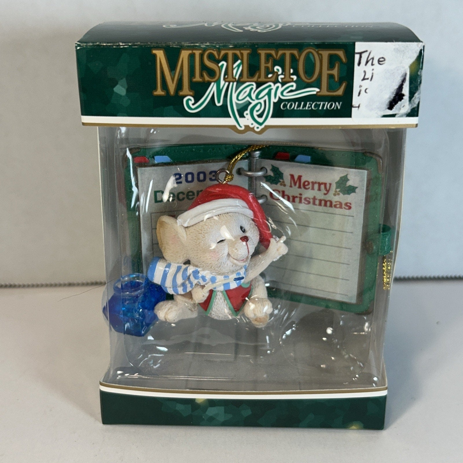 Mistletoe Magic Collection 2003 Mouse in Santa Hat