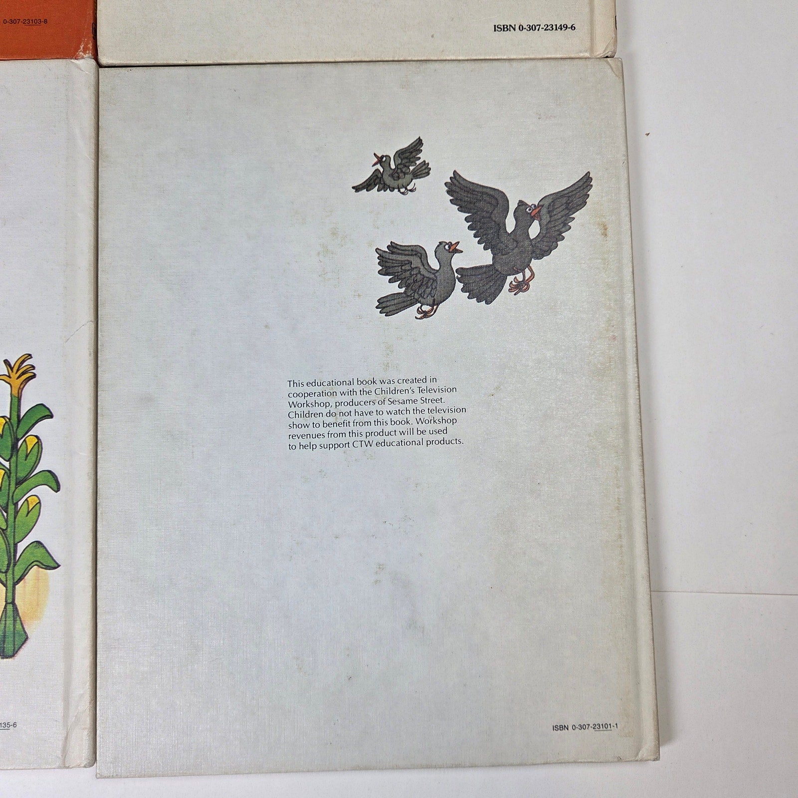 Sesame Street Book Club Grover Hardcover Book Lot 5 Vintage 1980s CTW