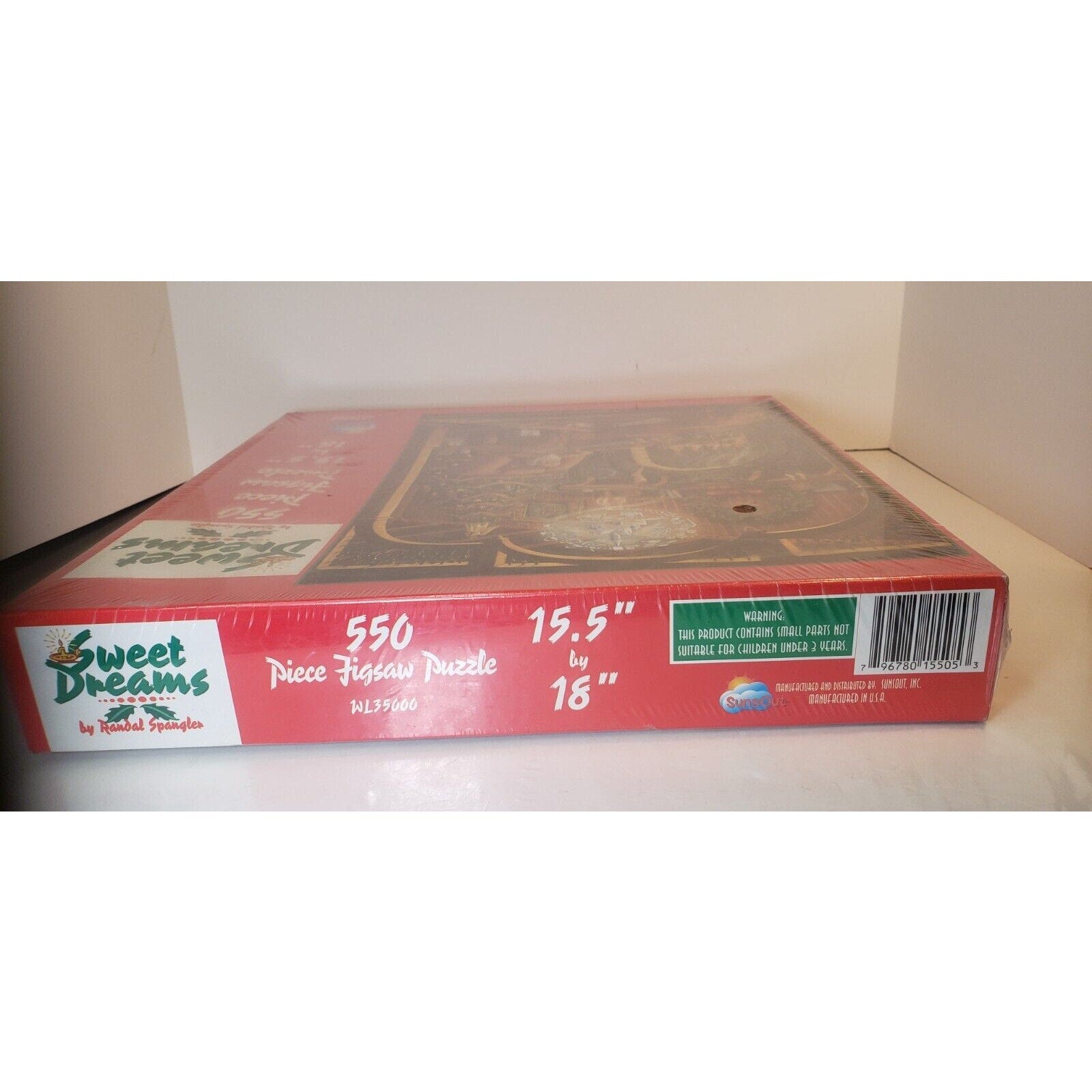 SunsOut Sweet Dreams Puzzle 550 Pcs Santa Randal Spangler Sealed 1997 USA