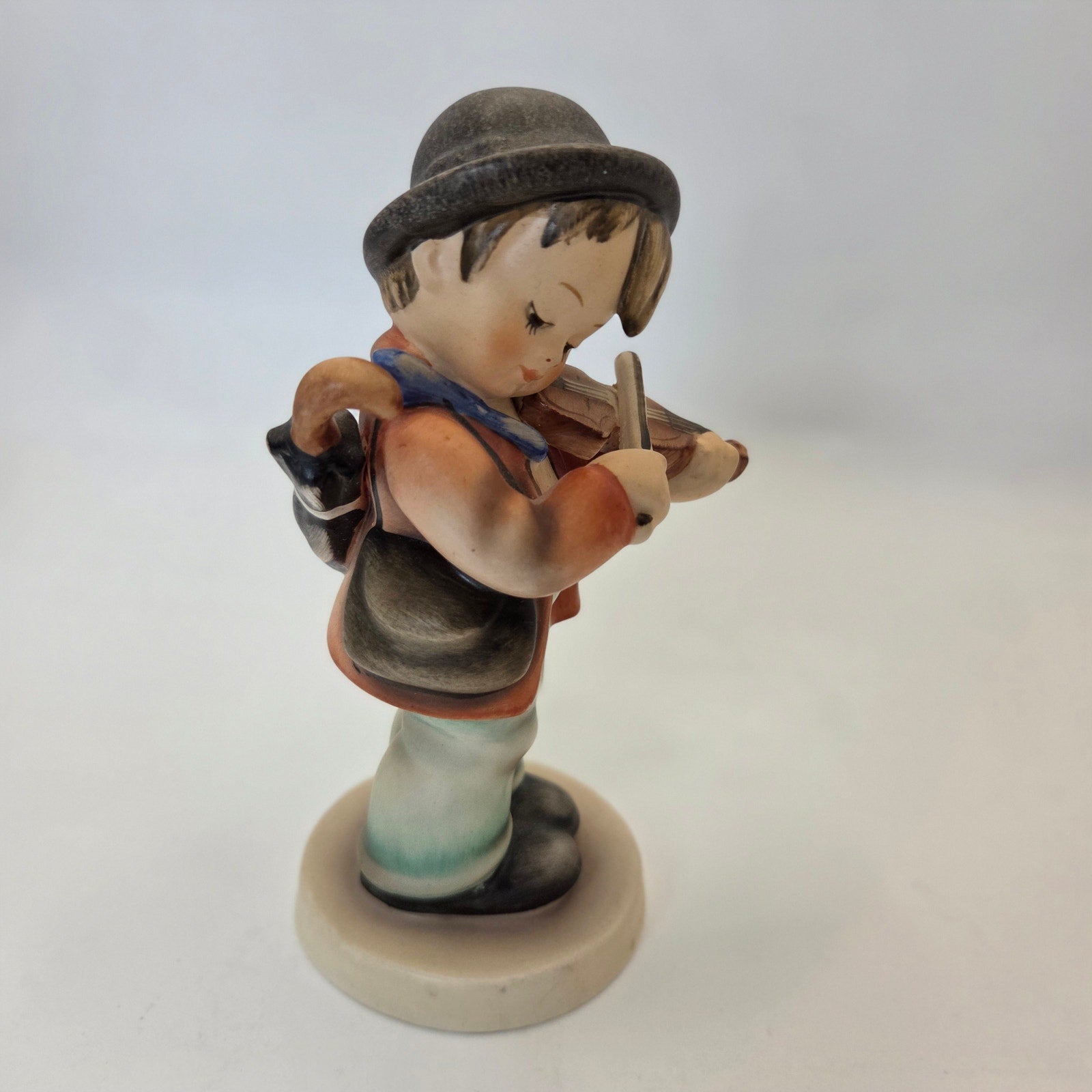 Goebel Hummel Little Fiddler Violin Boy Figurine W Germany Bee V 5in Vintage