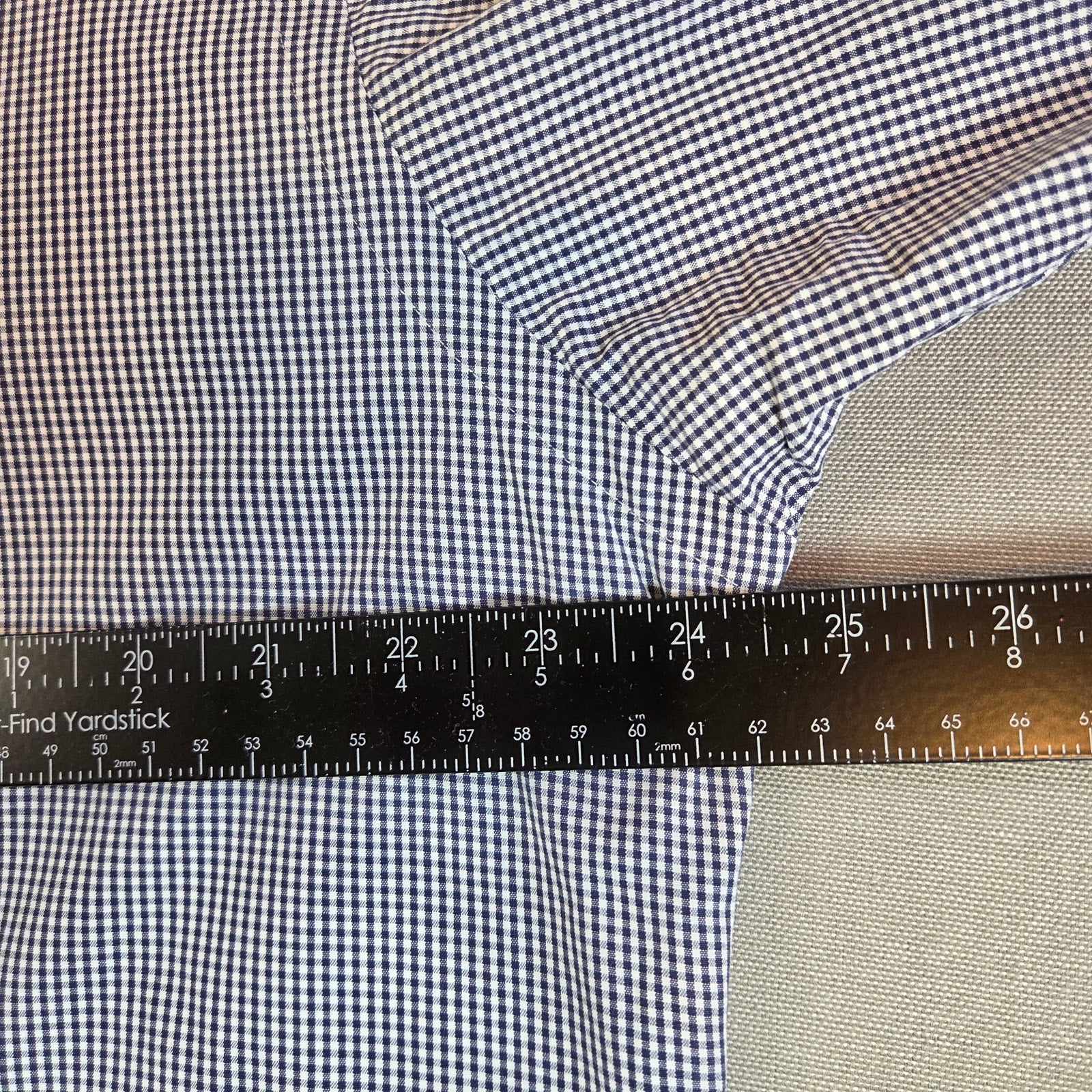 Ralph Lauren Blake Blue Check Button Down Shirt Men’s Size M Two-Ply Cotton