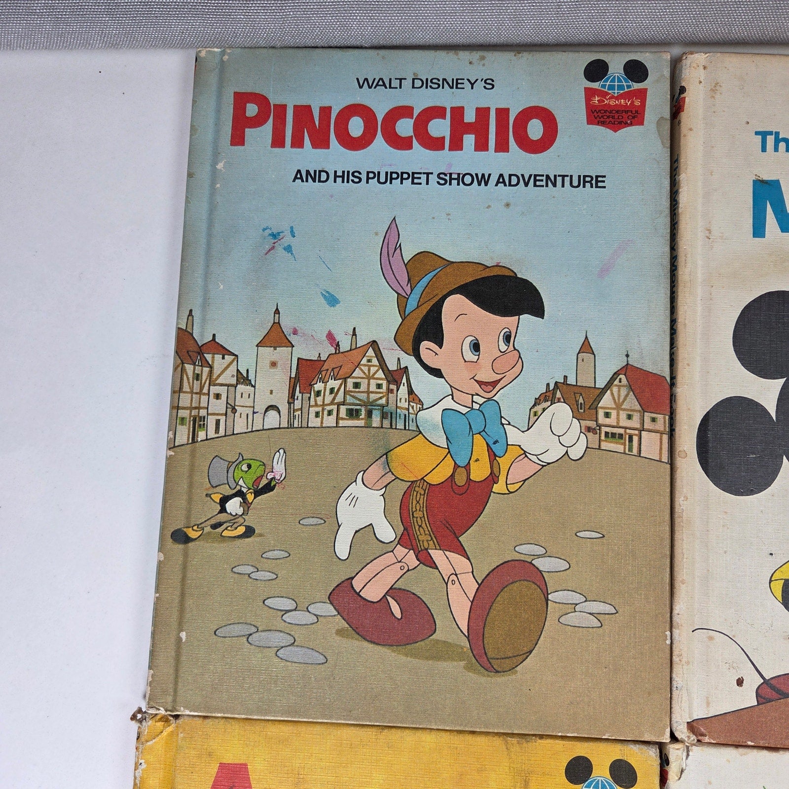 Vintage Disney Wonderful World Reading & Beginner Books Lot 6 Hardcover