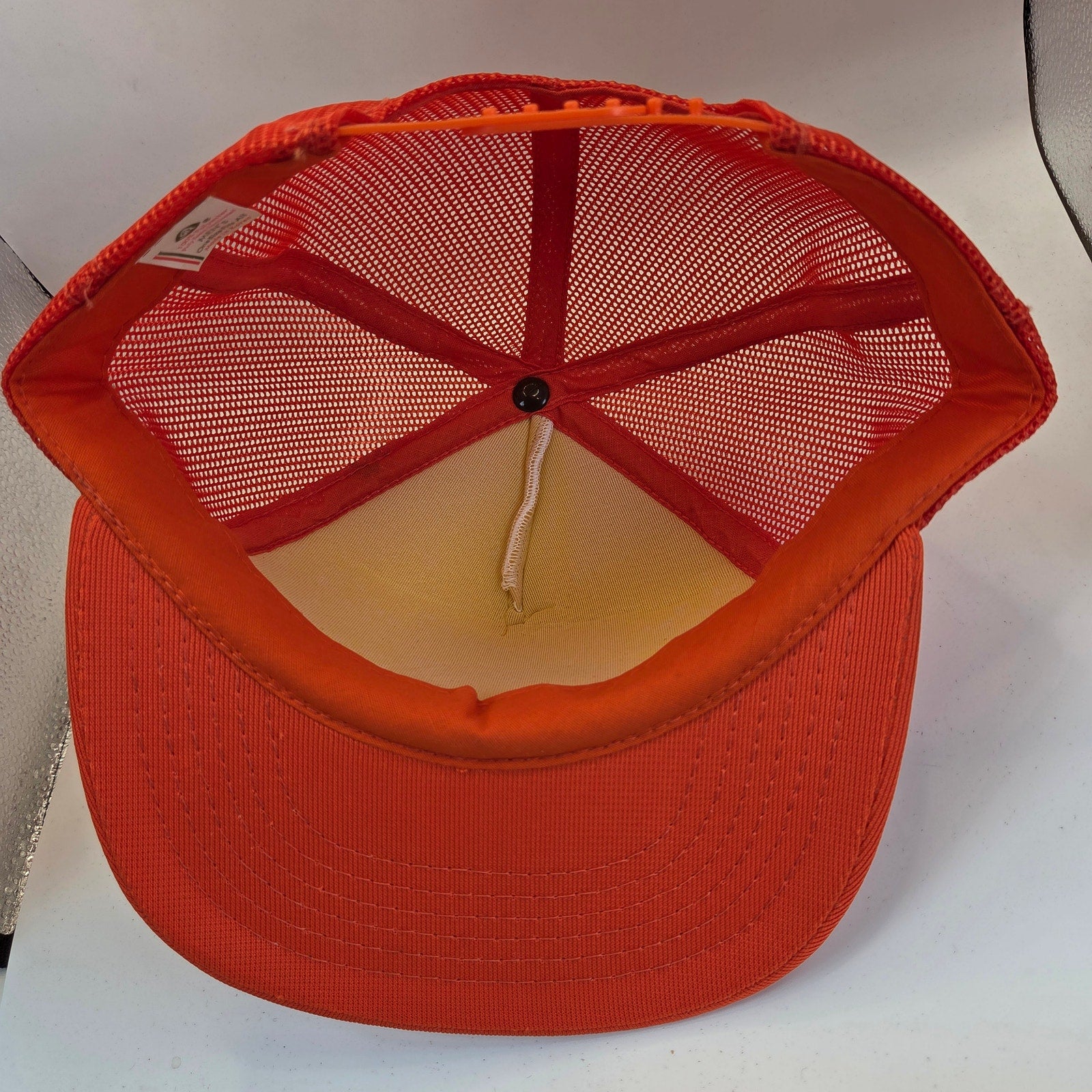 Vintage Trust Worthy Hardware Trucker Snapback Hat Young An Korea Rope OSFA