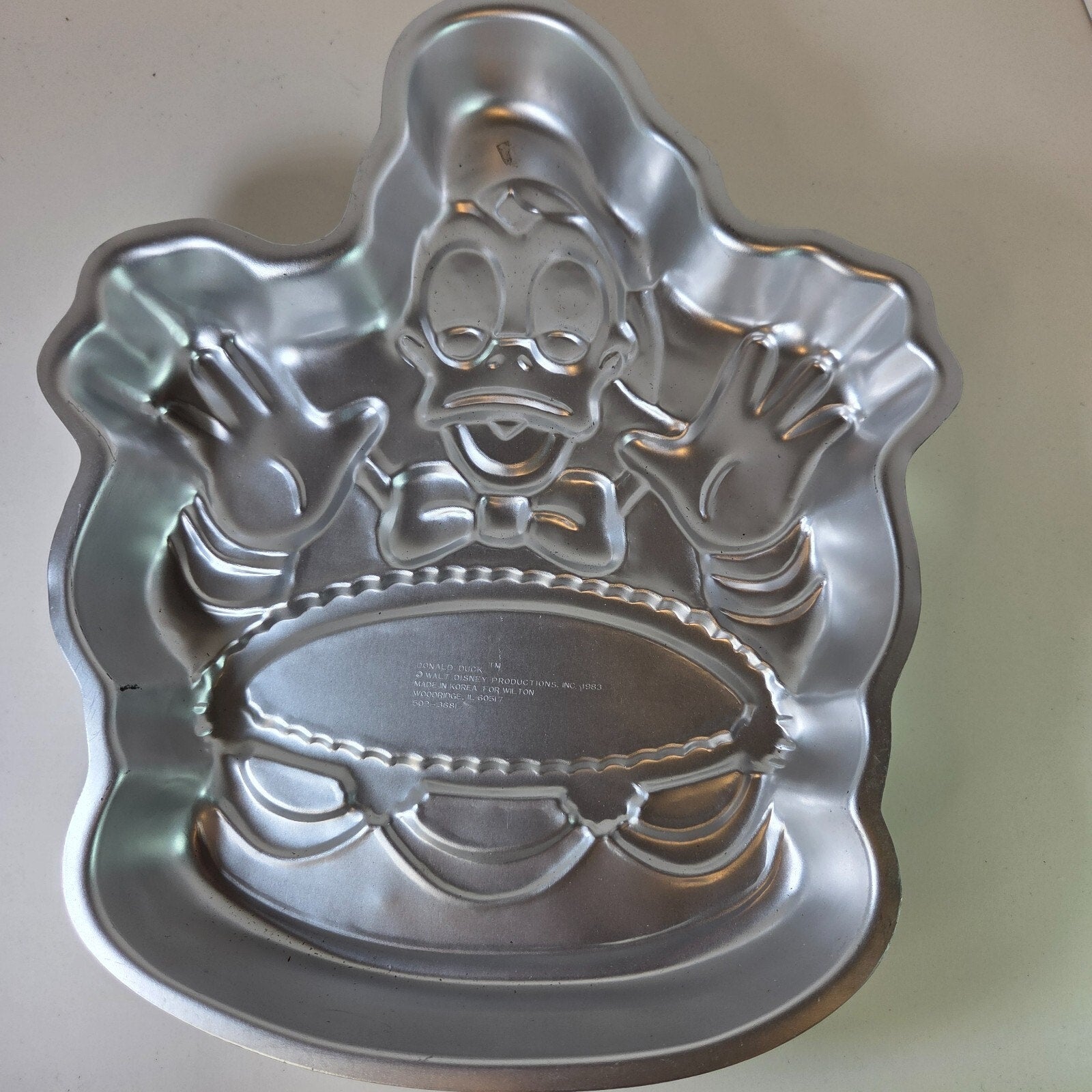 Vintage Lot of 5 Wilton Cake Pans Cookie Monster Ernie Big Bird Donald Duck Doll