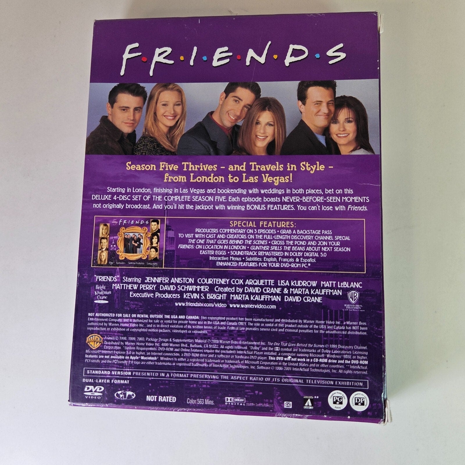 Friends - The Complete Fifth Season (DVD 4-Disc Set)