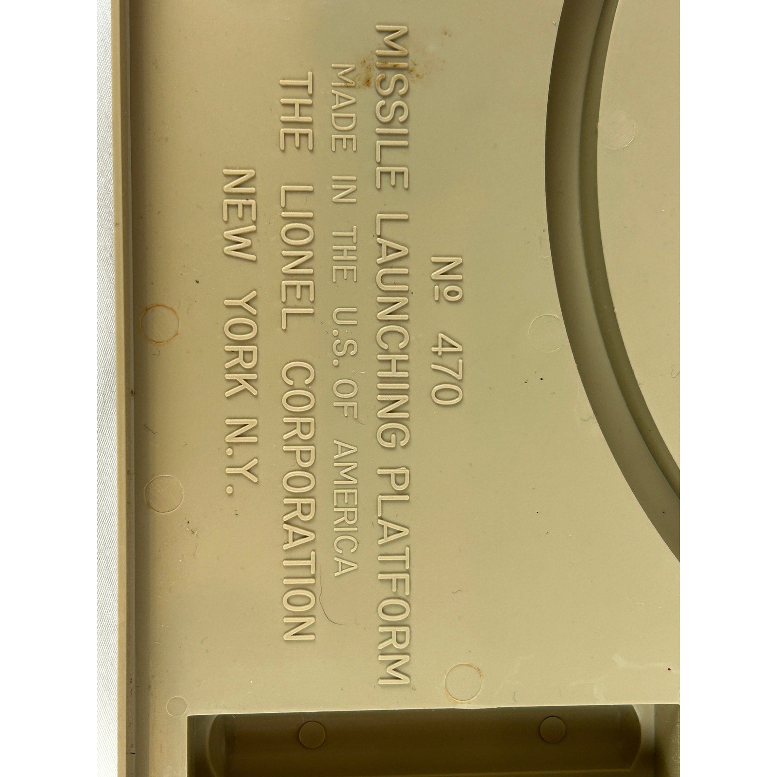 Vintage Lionel 470 Missile Launching Platform O Gauge w Box Working