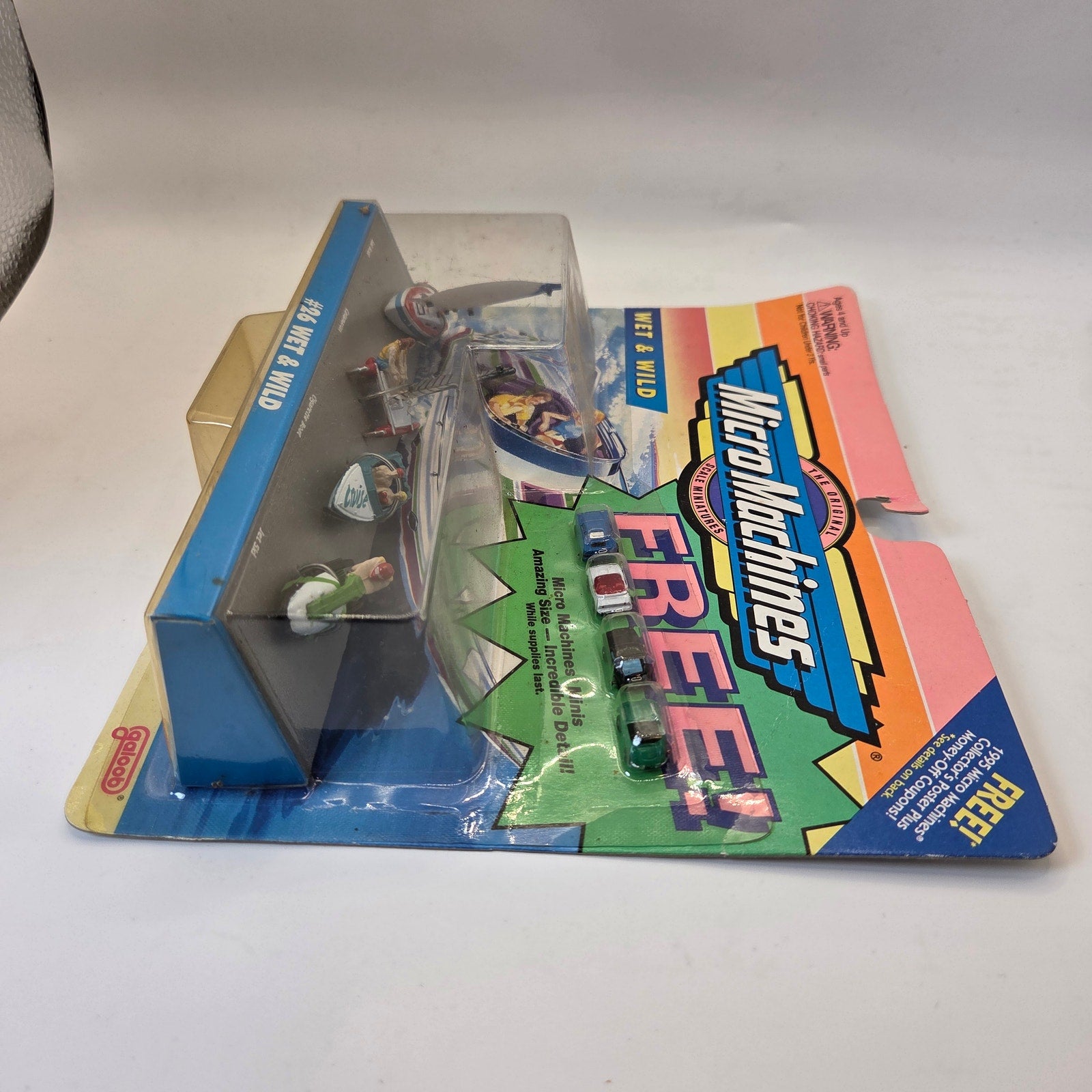 Galoob Micro Machines #26 Wet & Wild 1994 Sealed Boat Set Bonus Minis MOC
