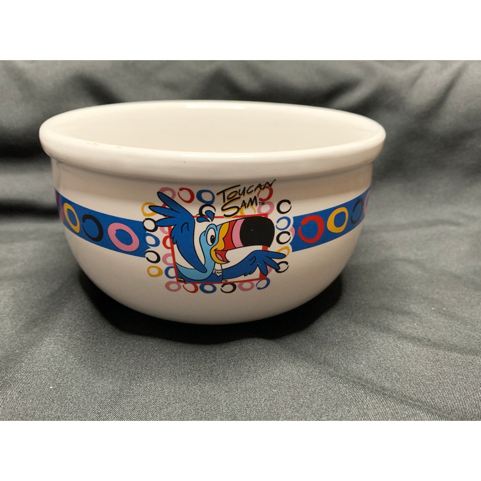 Kellogg's Tony the Tiger & Toucan Sam Ceramic Cereal Bowls Lot of 3 Set