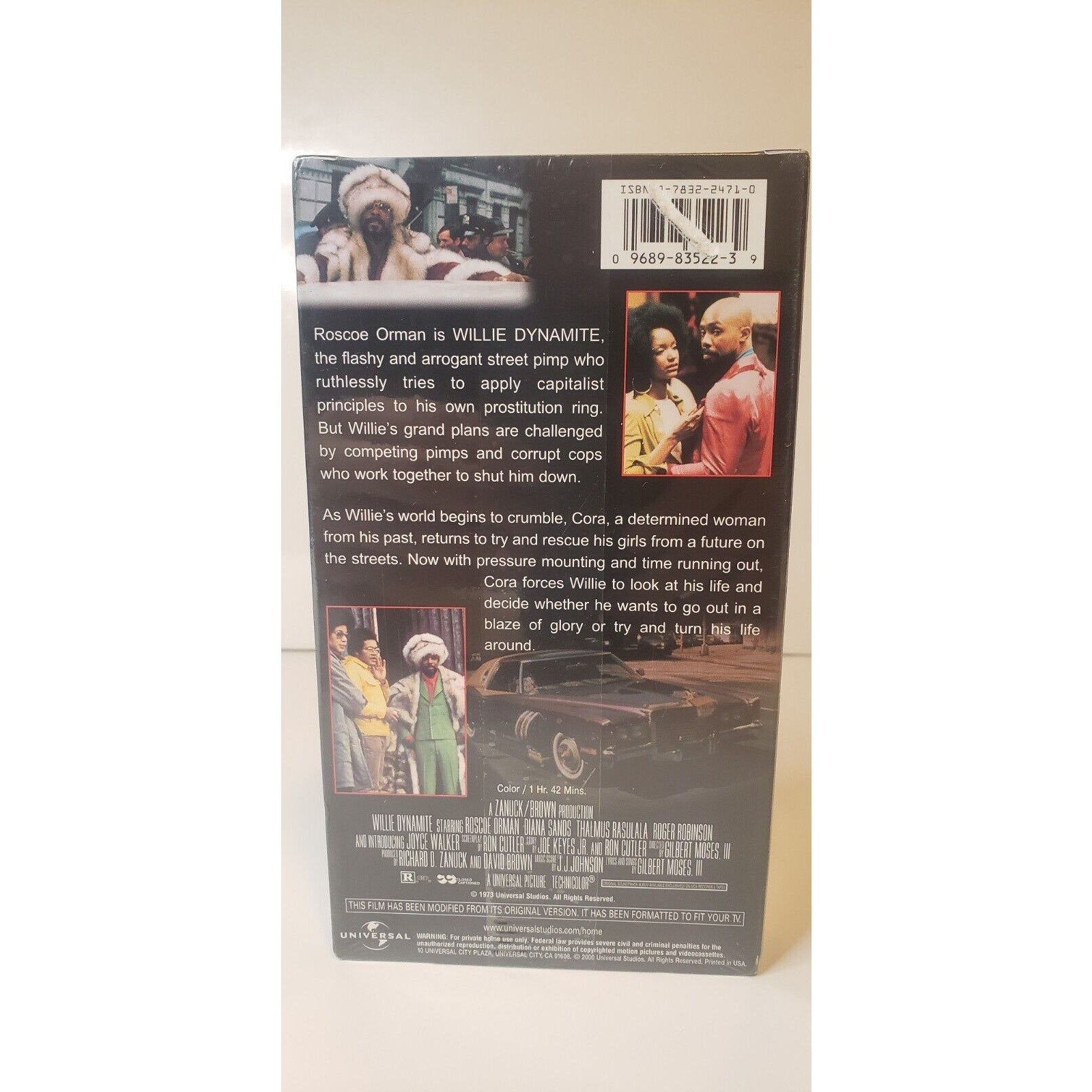 Willie Dynamite VHS New Sealed 2001 *Rare