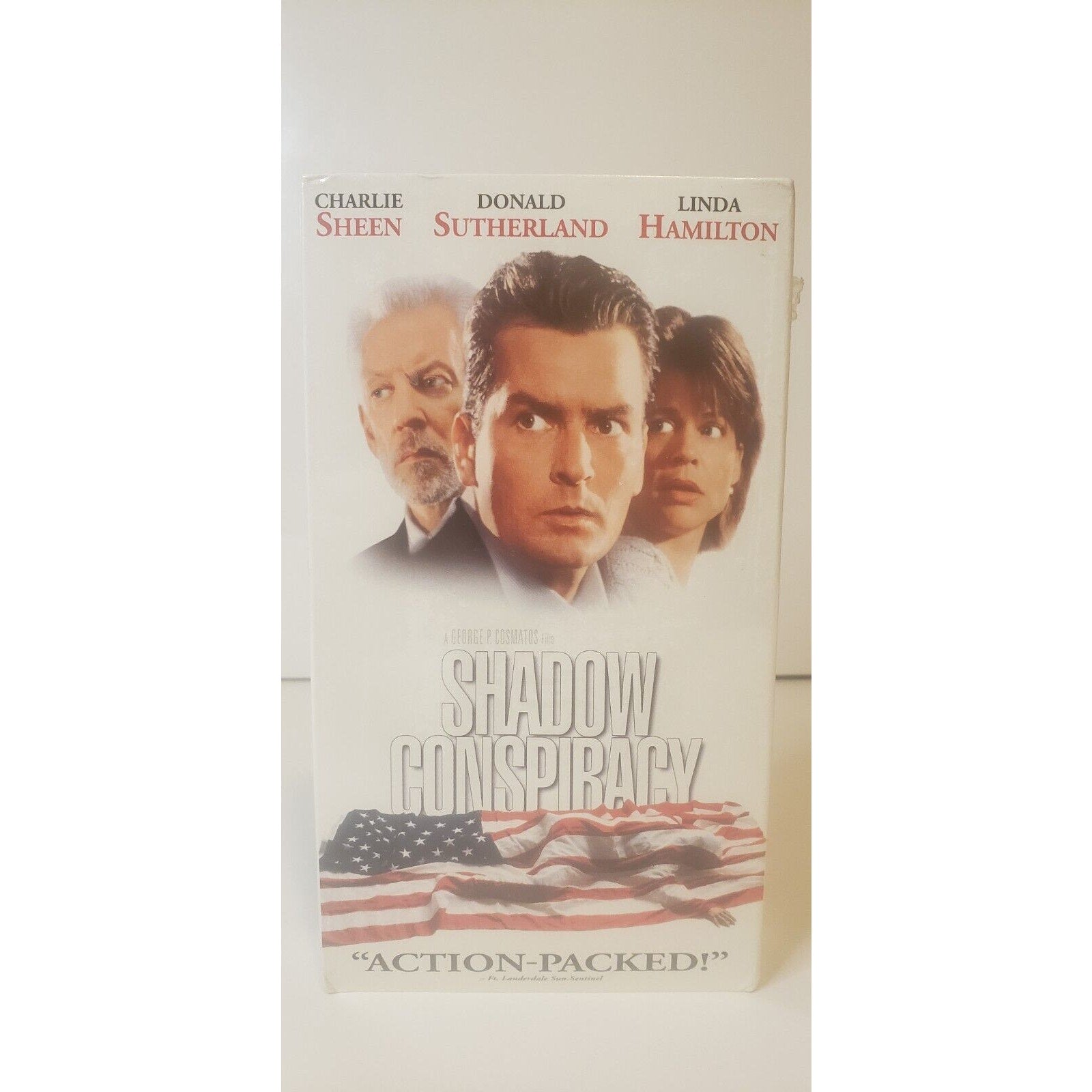The Shadow Conspiracy VHS New Sealed 1997 Charlie Sheen Donald Sutherland