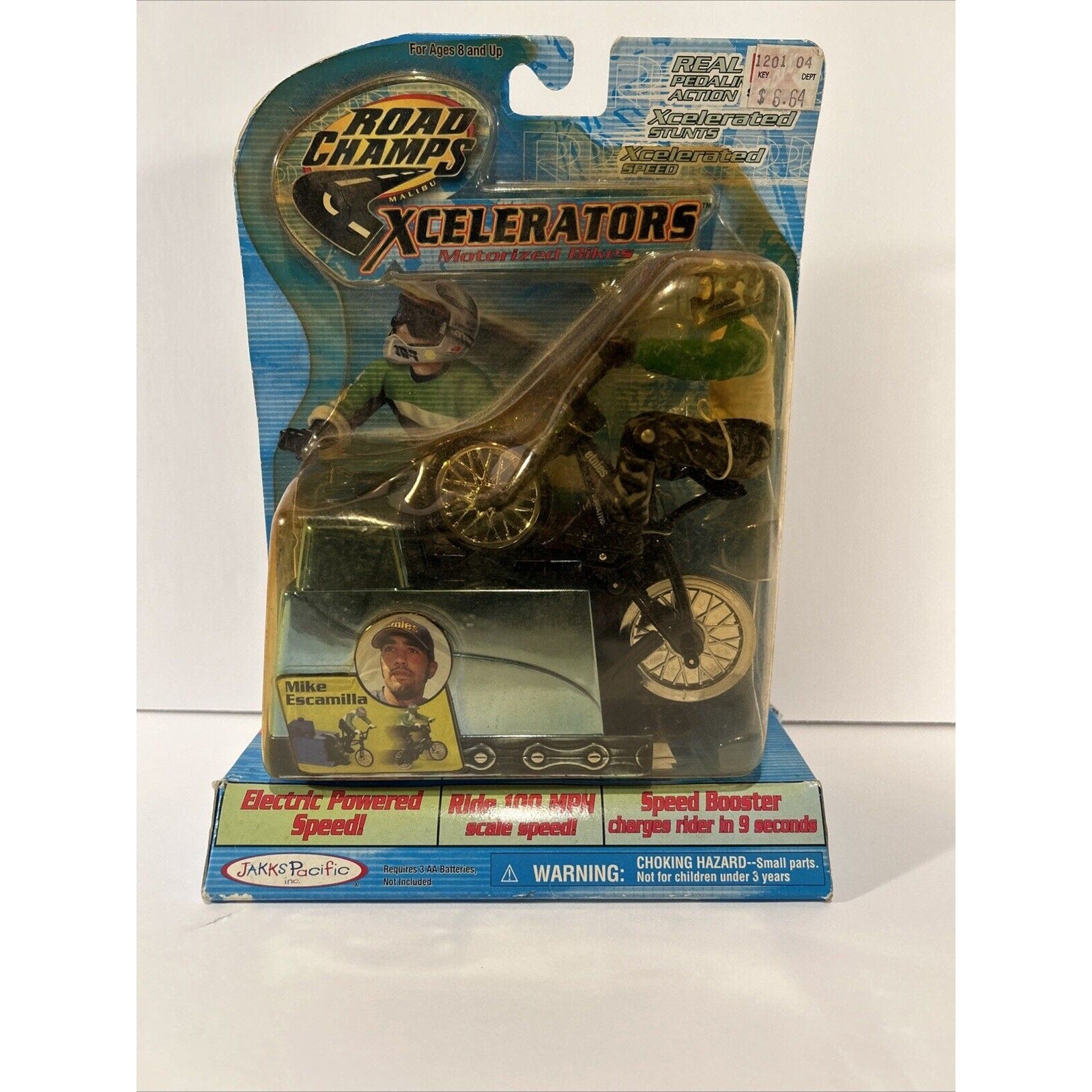 Complete Set of 7 Road Champs Xcelerators Motorized Bikes Jakks Pacific MOC