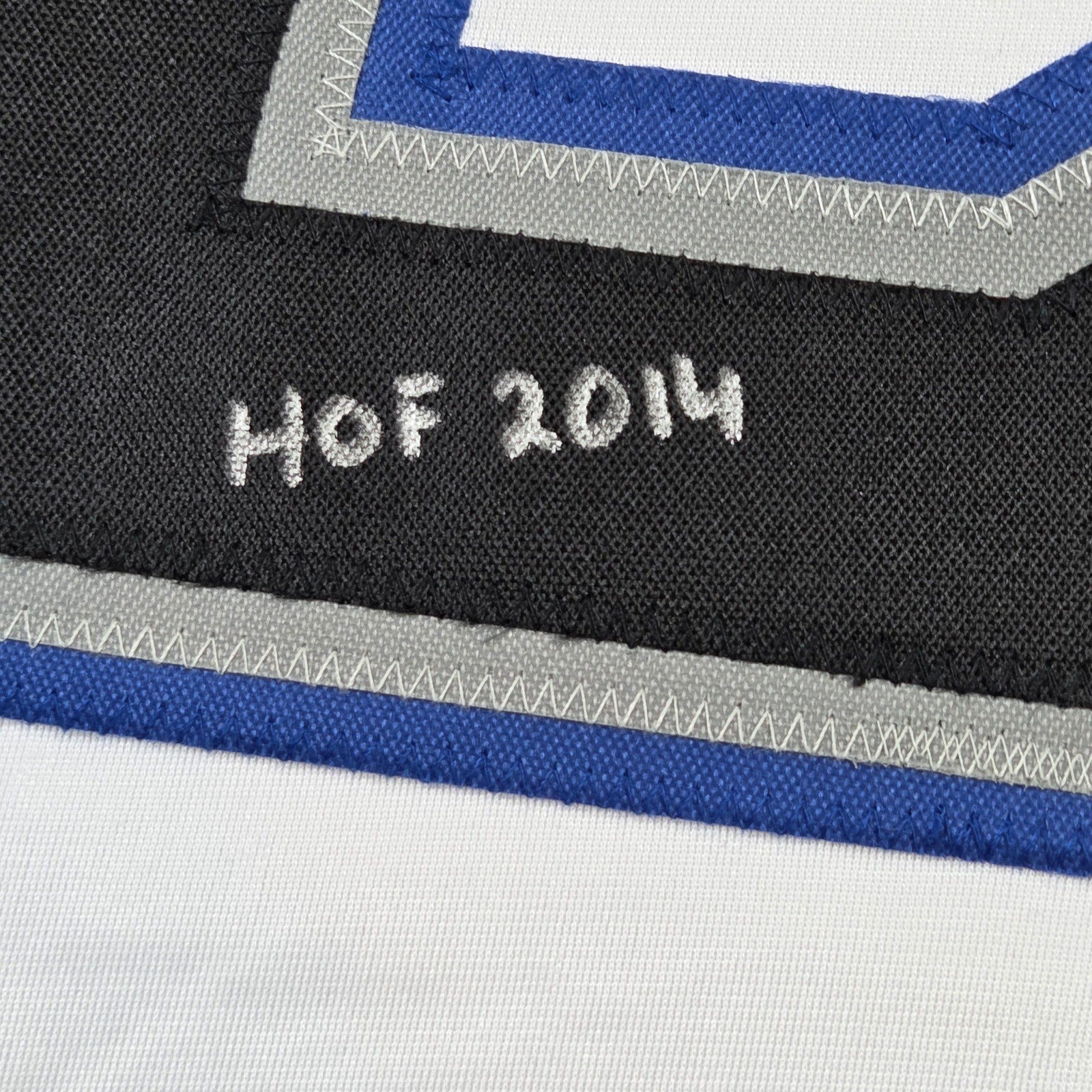 Peter Forsberg HOF 2014 Signed Avalanche Custom Jersey BAS Witness COA
