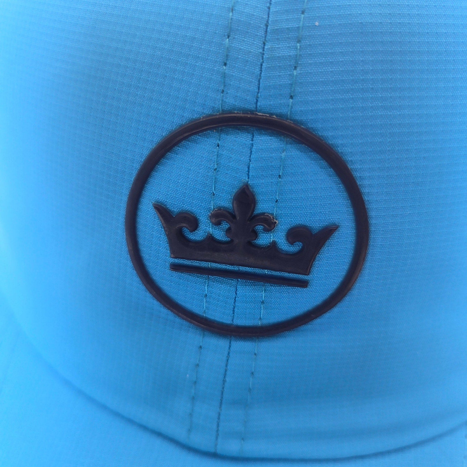 Peter Millar Performance Crown Logo Adjustable Golf Hat Cap OSFA Blue