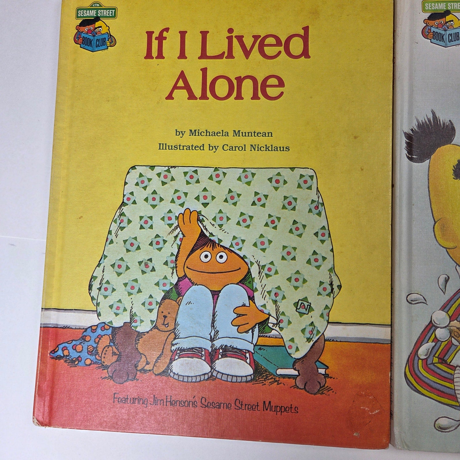 Sesame Street Vintage Book Lot 5 HC Books w Pop-Up Alphabet Book 1977