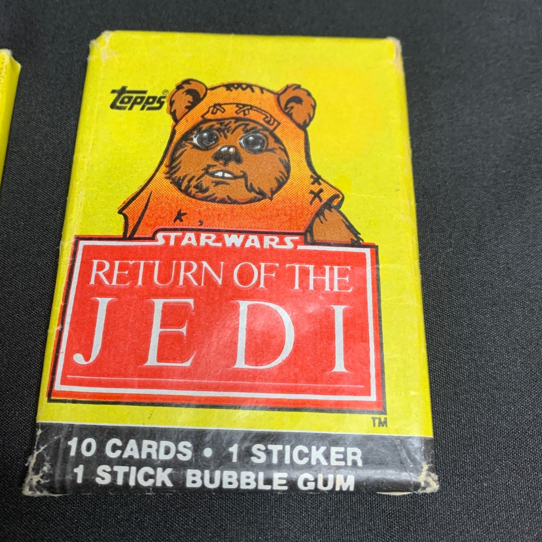 1983 Topps Star Wars Return of the Jedi Trading Card Pack Sealed