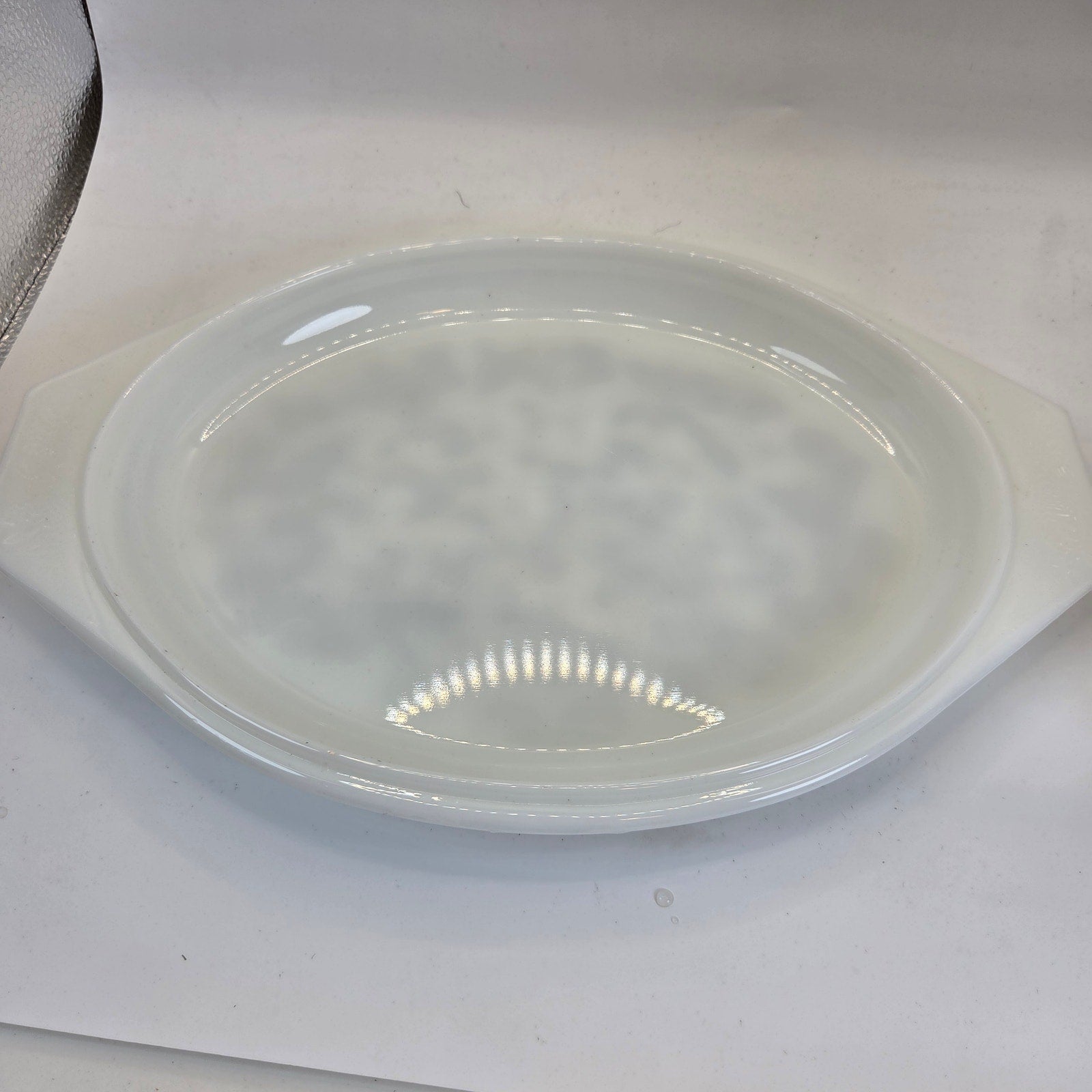 Pyrex 945-C Verde Olive Branch Replacement Lid Divided Casserole Cover USA