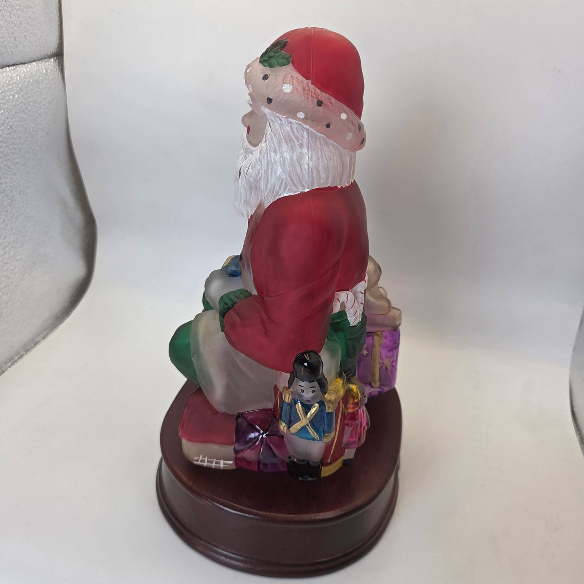 Old World Christmas 1995 Santa Toymaker Light EM Merck w Original Box Vintage