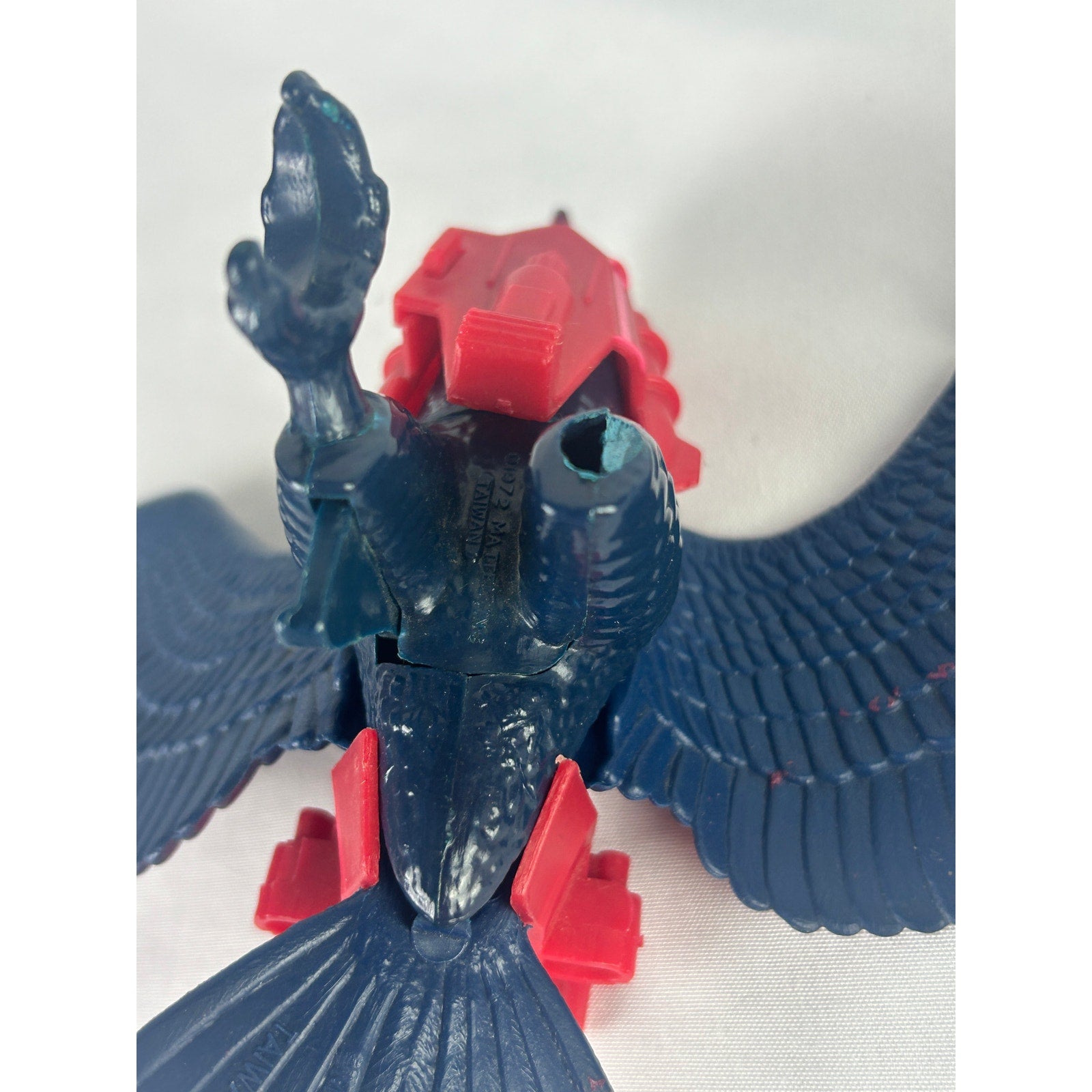 Vintage Masters of the Universe Screeech Bird w Perch Harness 1983 Mattel