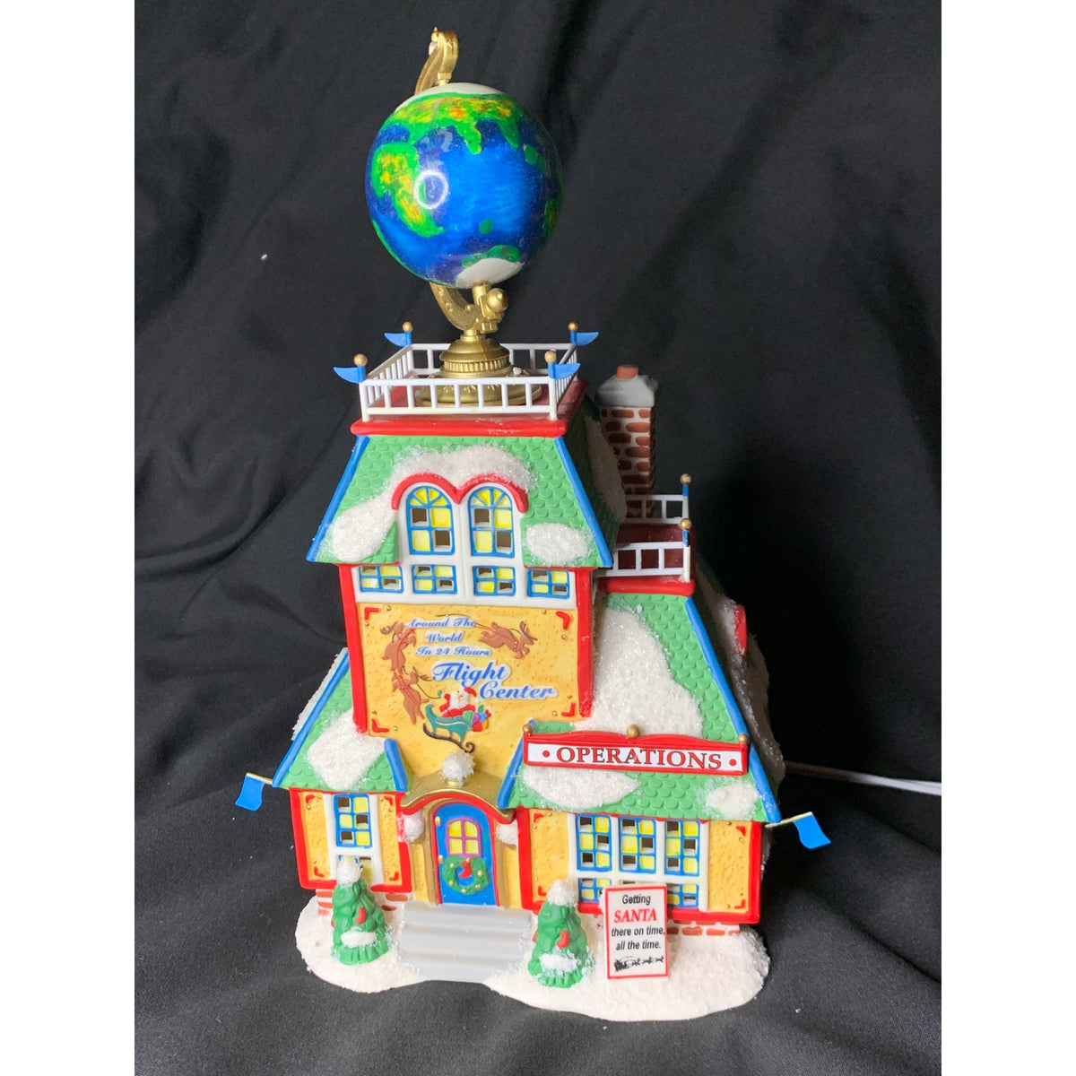 Dept 56 North Pole Around the World 24 Hours Flight Center 56.56790 Box