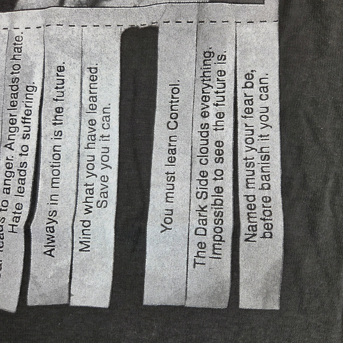 Star Wars Yoda Free Words of Wisdom T-Shirt Men's 3XL Fifth Sun Graphic Tee
