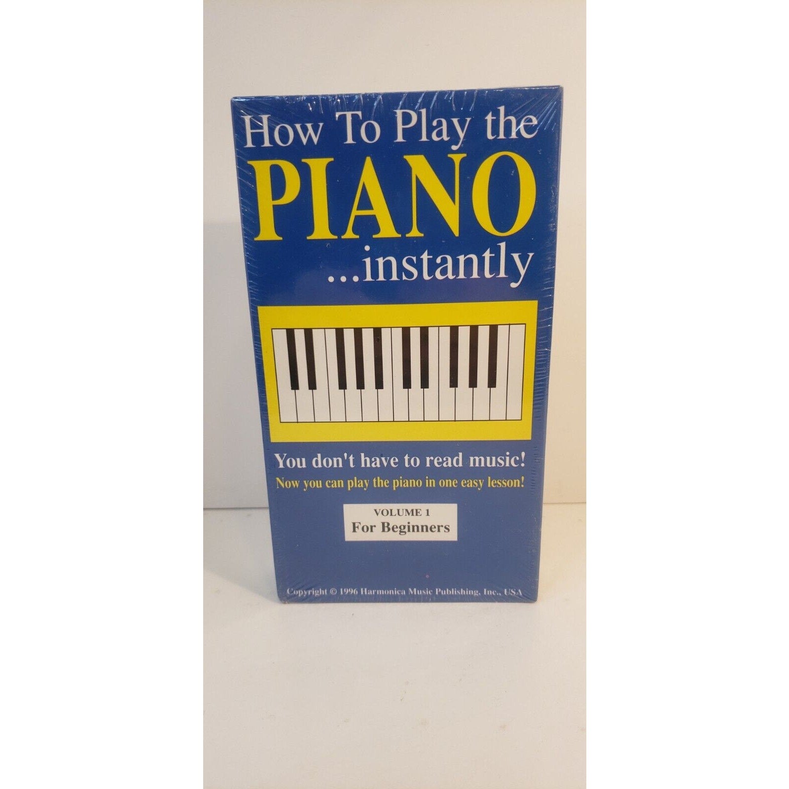 How To Play the Piano Instantly Vol. 1 for Beginners VHS New Sealed