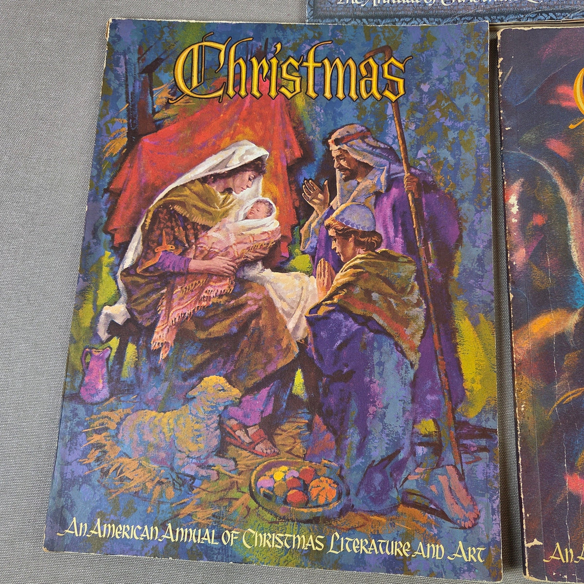 Vintage Christmas Annual Holiday Books Lot Augsburg Vol 37 40 44 1967 1970 1984