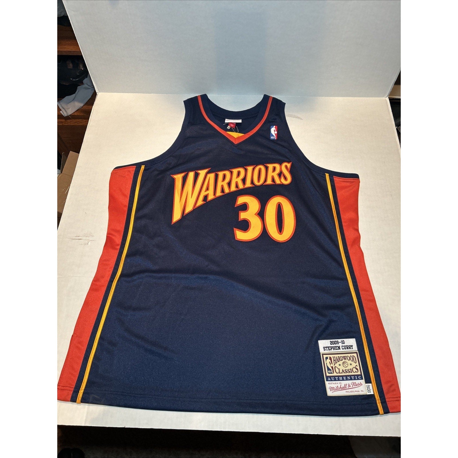 Stephen Curry #30 Warriors 2009-10 Mitchell & Ness Authentic Jersey 2XL