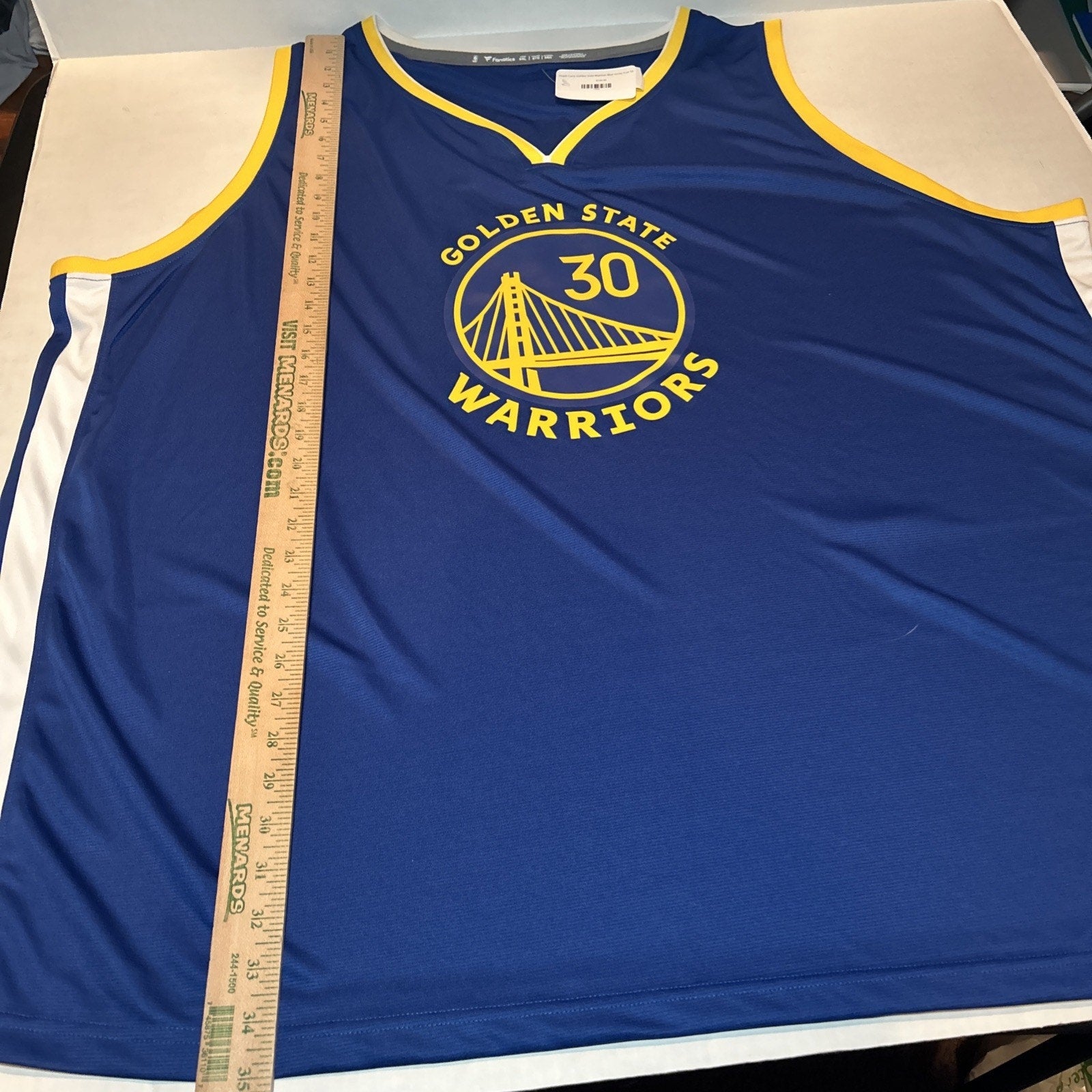 Steph Curry #30 Golden State Warriors- Fanatic Basketball Jersey - Size 5XL
