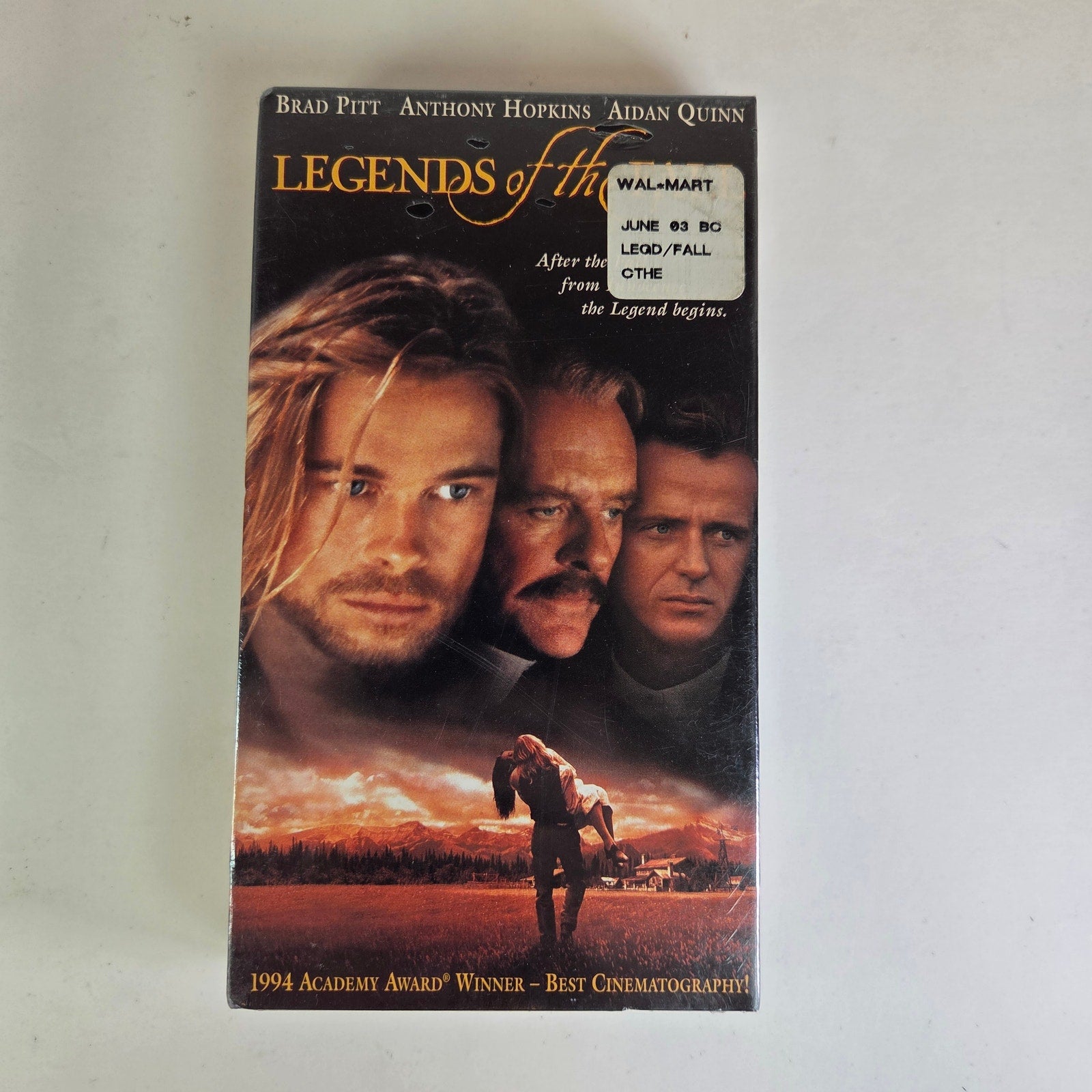 Legends of the Fall Sealed VHS 1994 Brad Pitt Anthony Hopkins TriStar Video