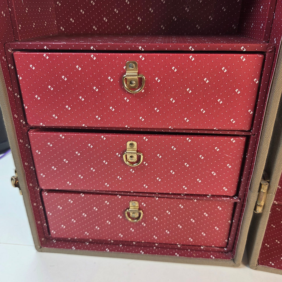 Vintage Pleasant Company American Girl Samantha Steamer Trunk Wardrobe 1980s