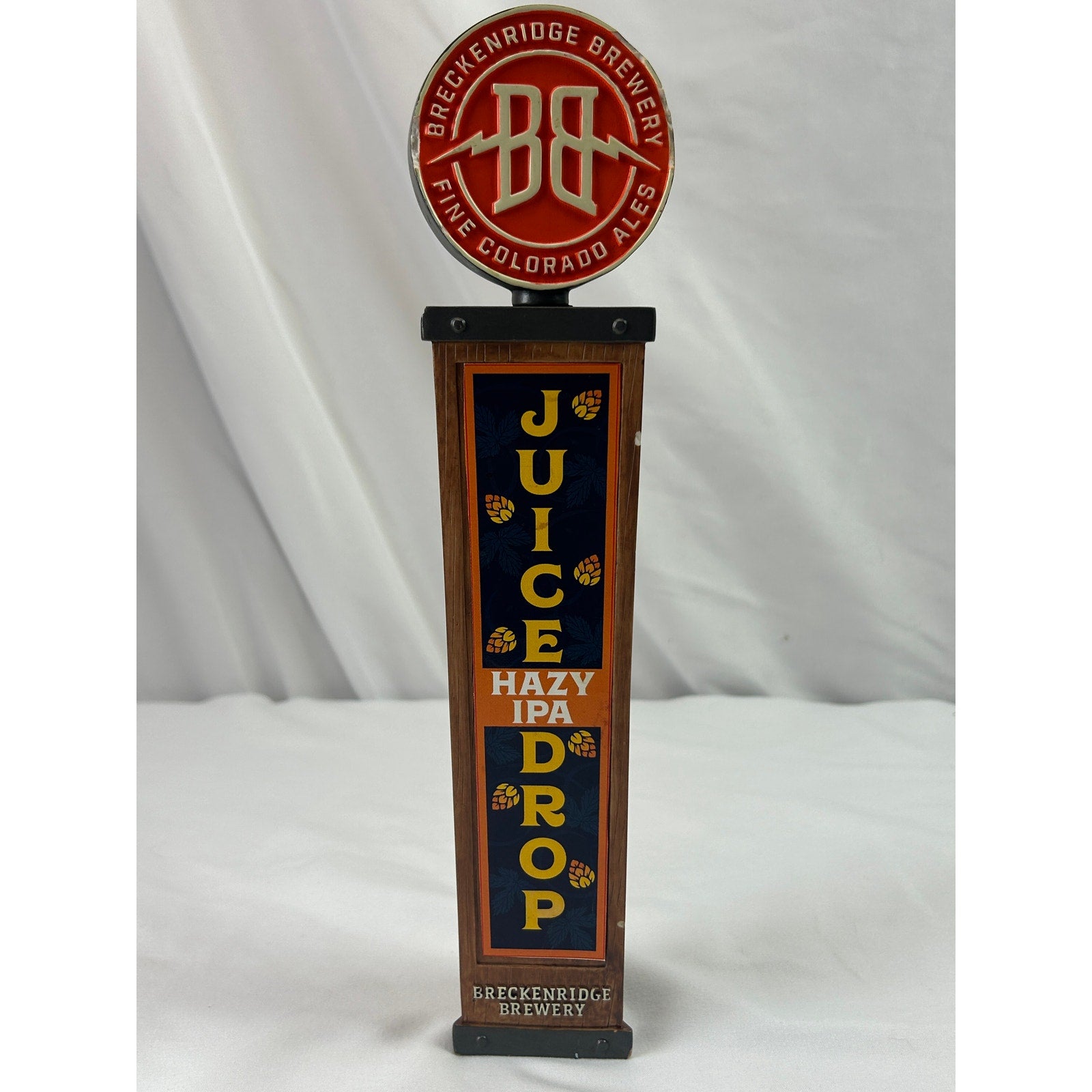 Breckenridge Brewery Juice Drop Hazy IPA Beer Tap Handle 12 Inch Colorado