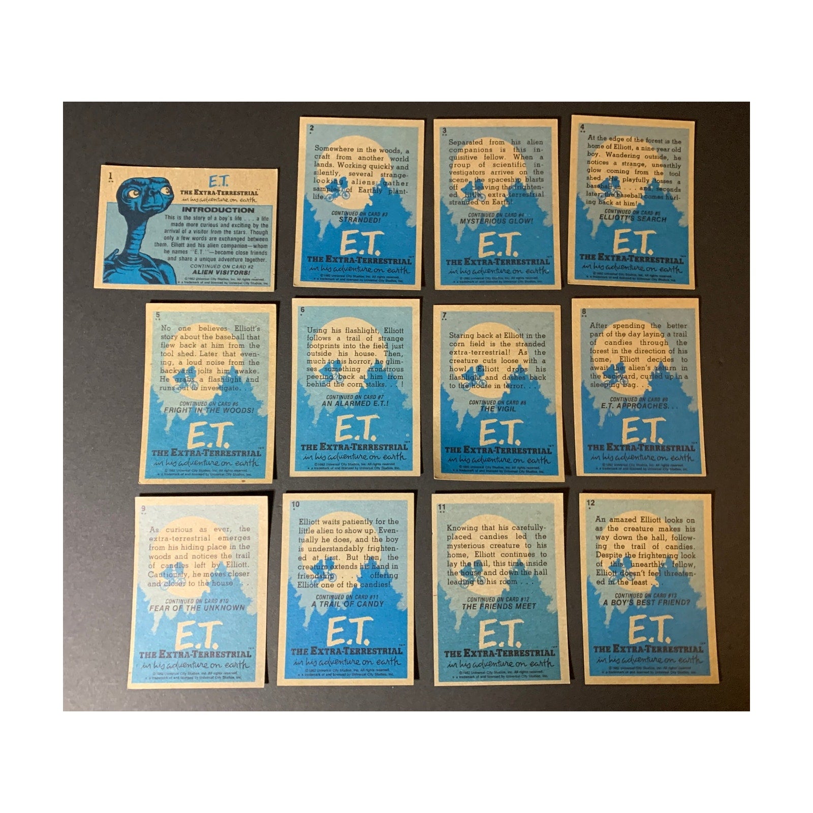 1982 Topps ET The Extra Terrestrial Trading Card Set No Stickers