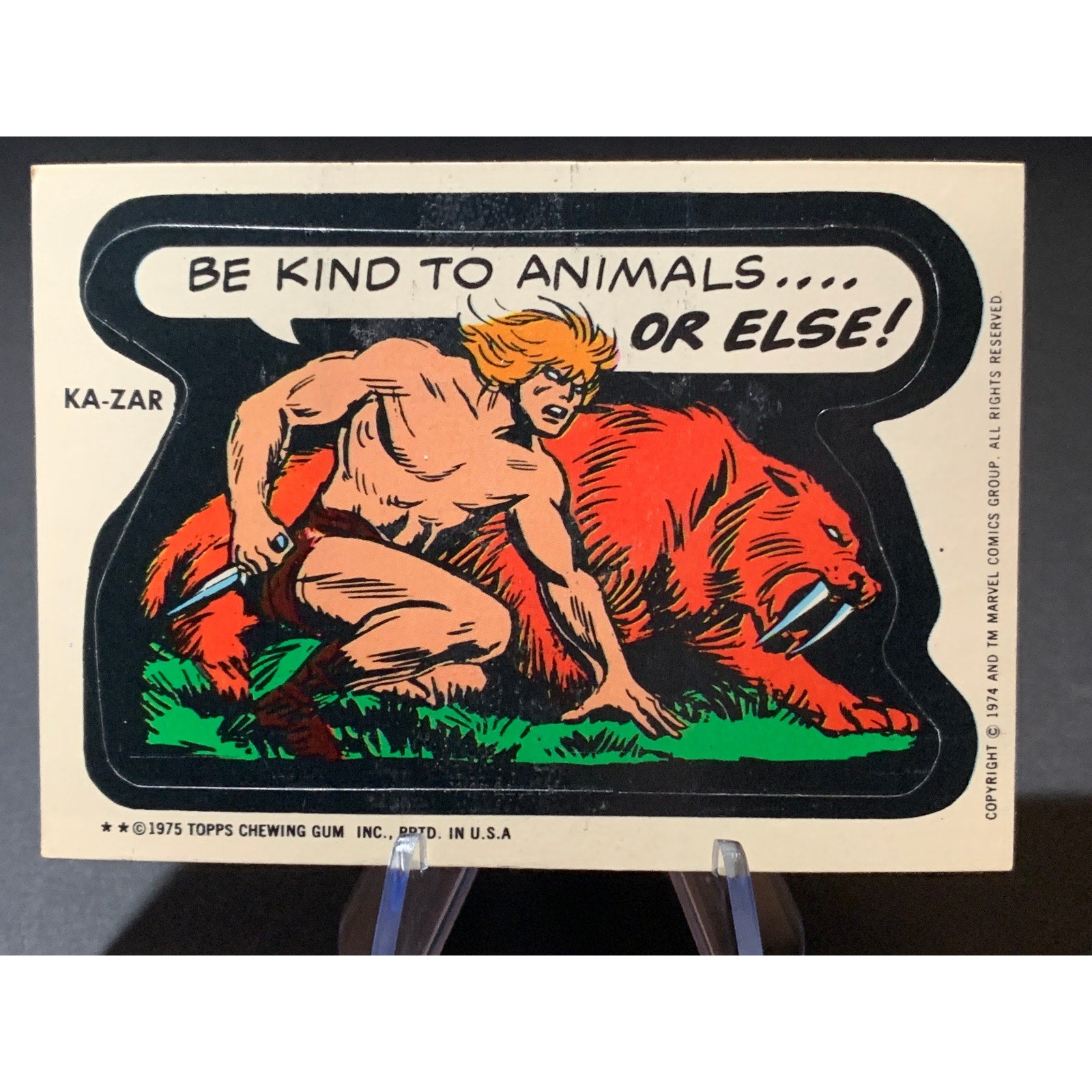 1976 Topps Marvel Super Heroes Stickers Lot 8 Human Torch Ka Zar Dr Octopus