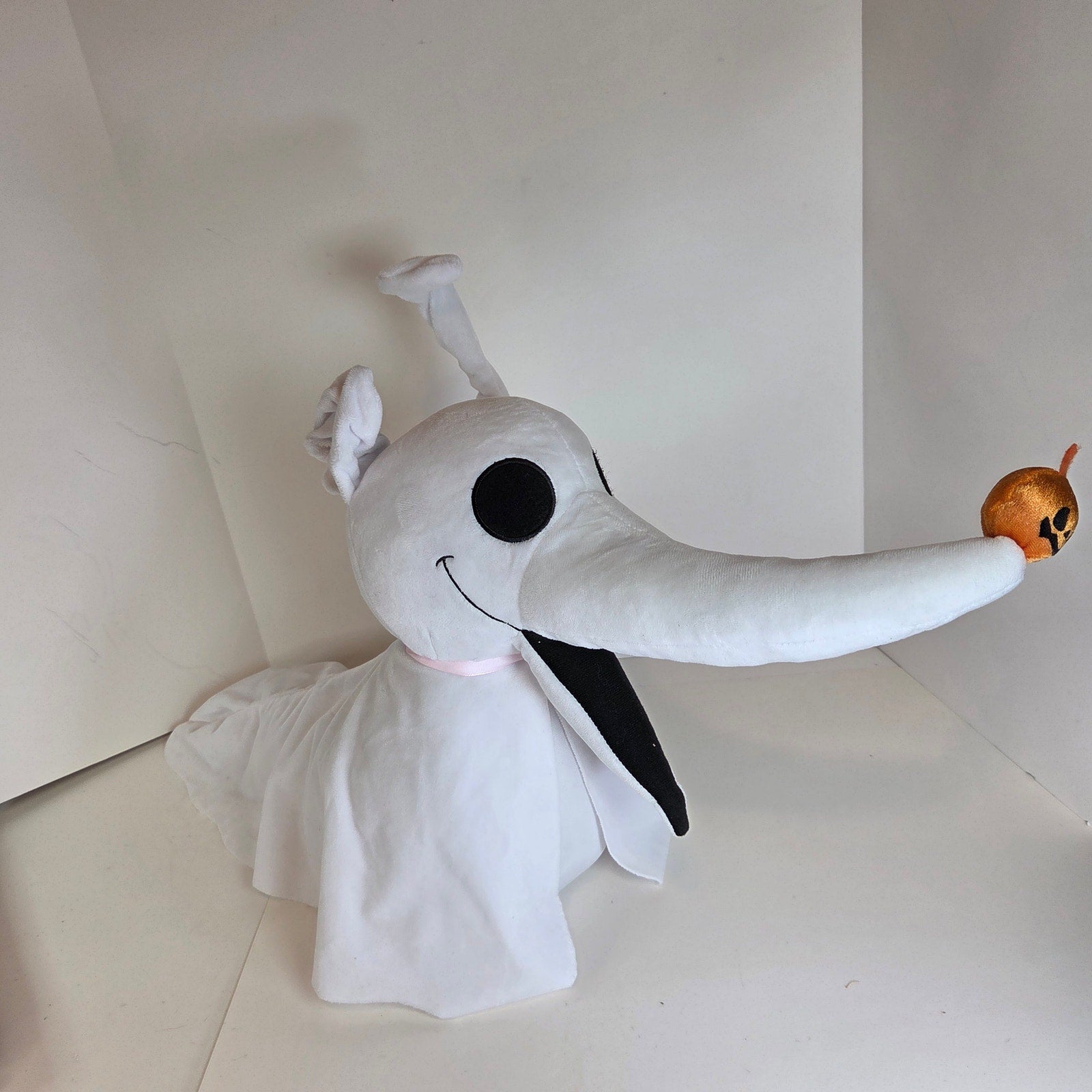 Disney Nightmare Before Christmas Zero Dog Plush 24" Large White Toy