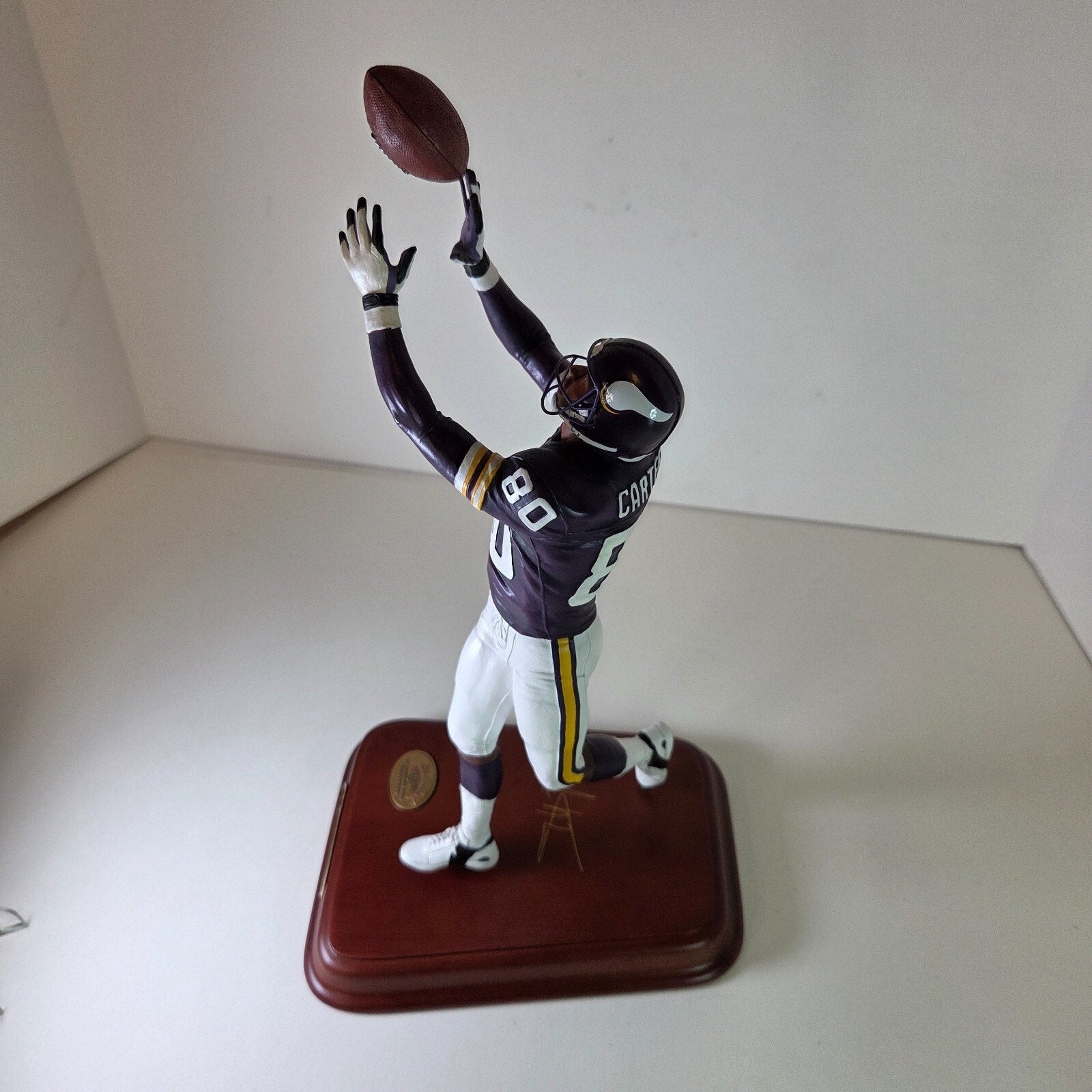 Cris Carter Danbury Mint Minnesota Vikings Figurine w/COA NFL Legends 2002