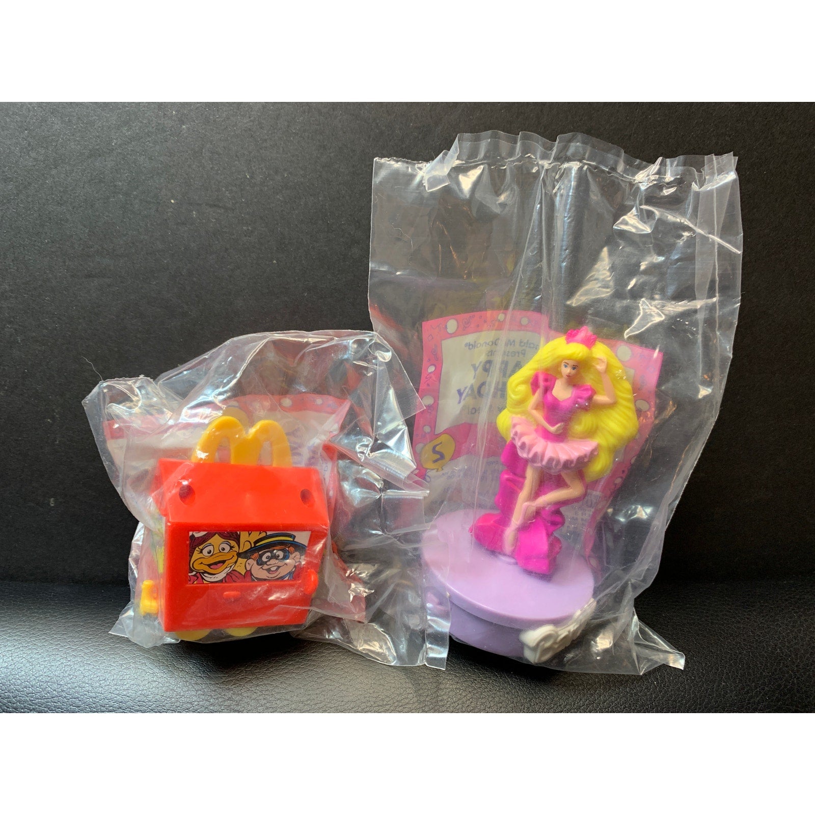 1994 McDonalds Happy Birthday Happy Meal 2 Complete Sets Toys Bags Boxes Lot