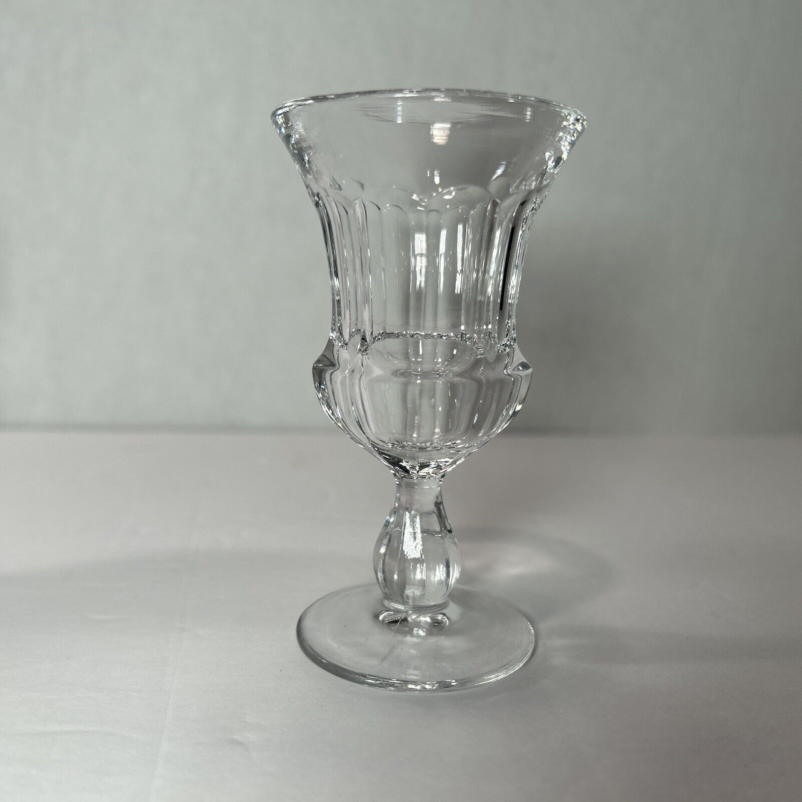 Heisey Continental Colonial Panel Wine Goblets Set of 3 Fluted Stem 339
