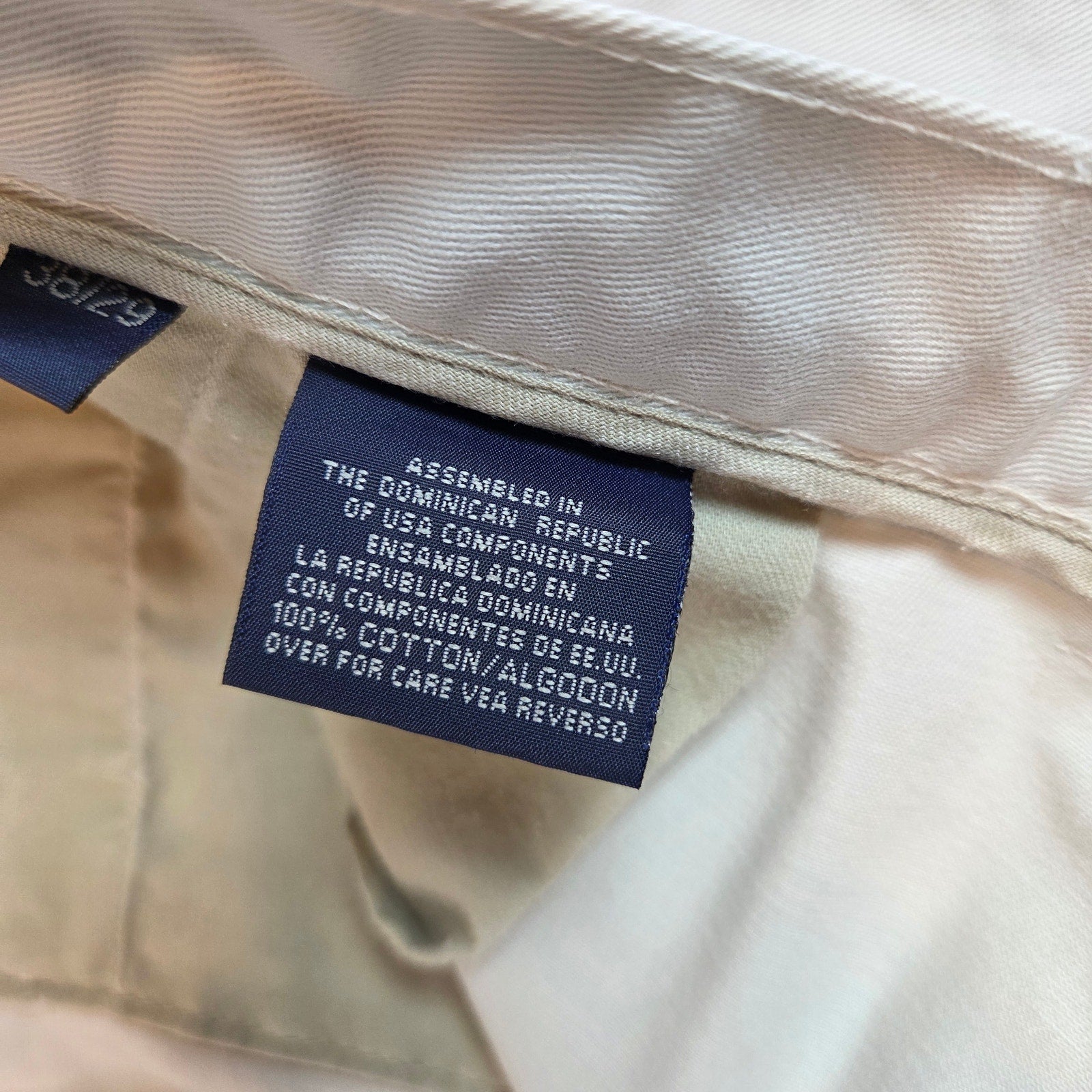 Hill & Archer Men’s Khaki 100% Cotton Pants 38x29 Casual Chino Style