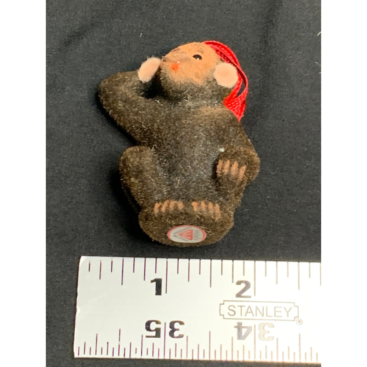Vintage Wagner Handwork Flocked Monkey Chimpanzee West Germany 1983-1990