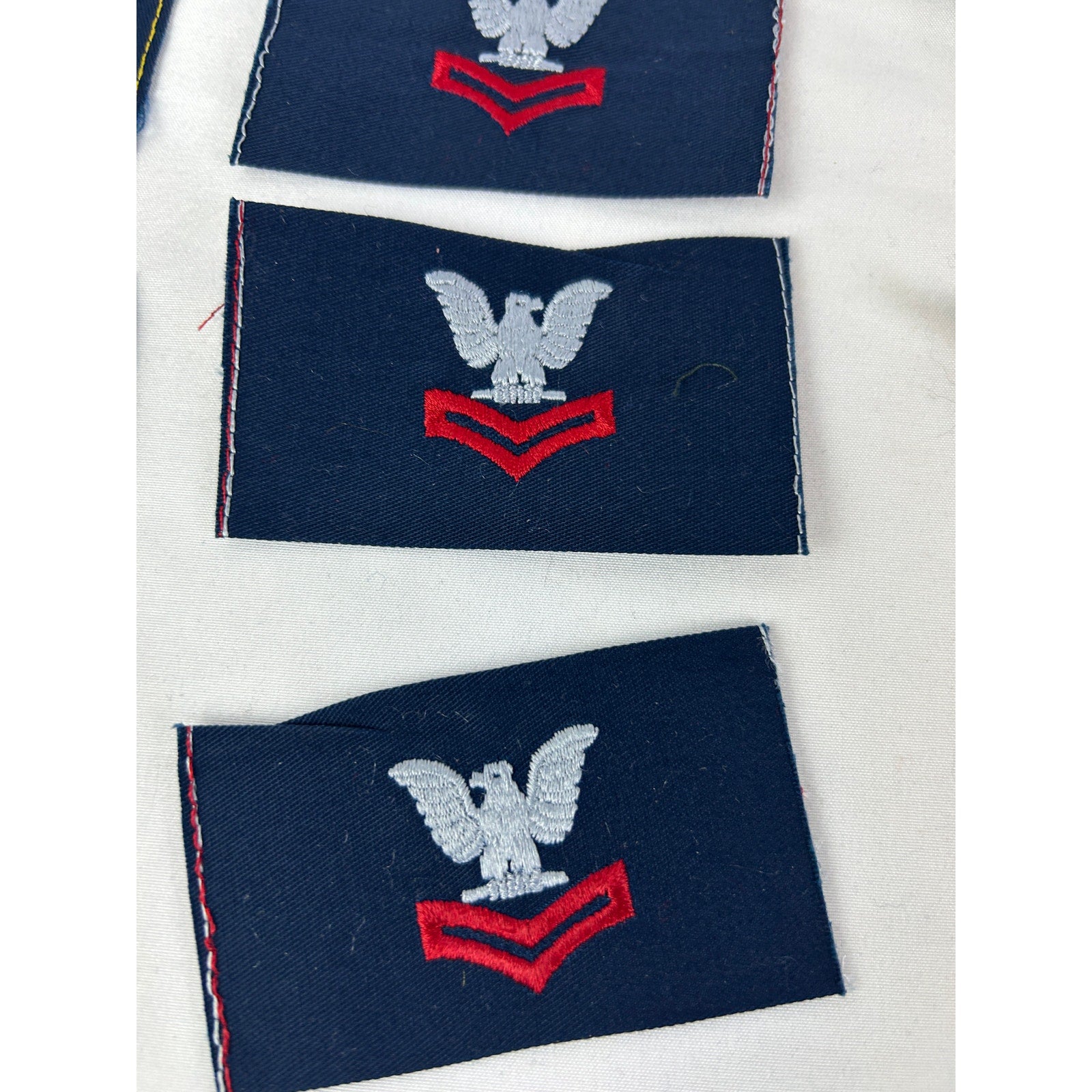 Vintage US Navy Patch Lot Rating Badges Name Tape Insignia 7pc