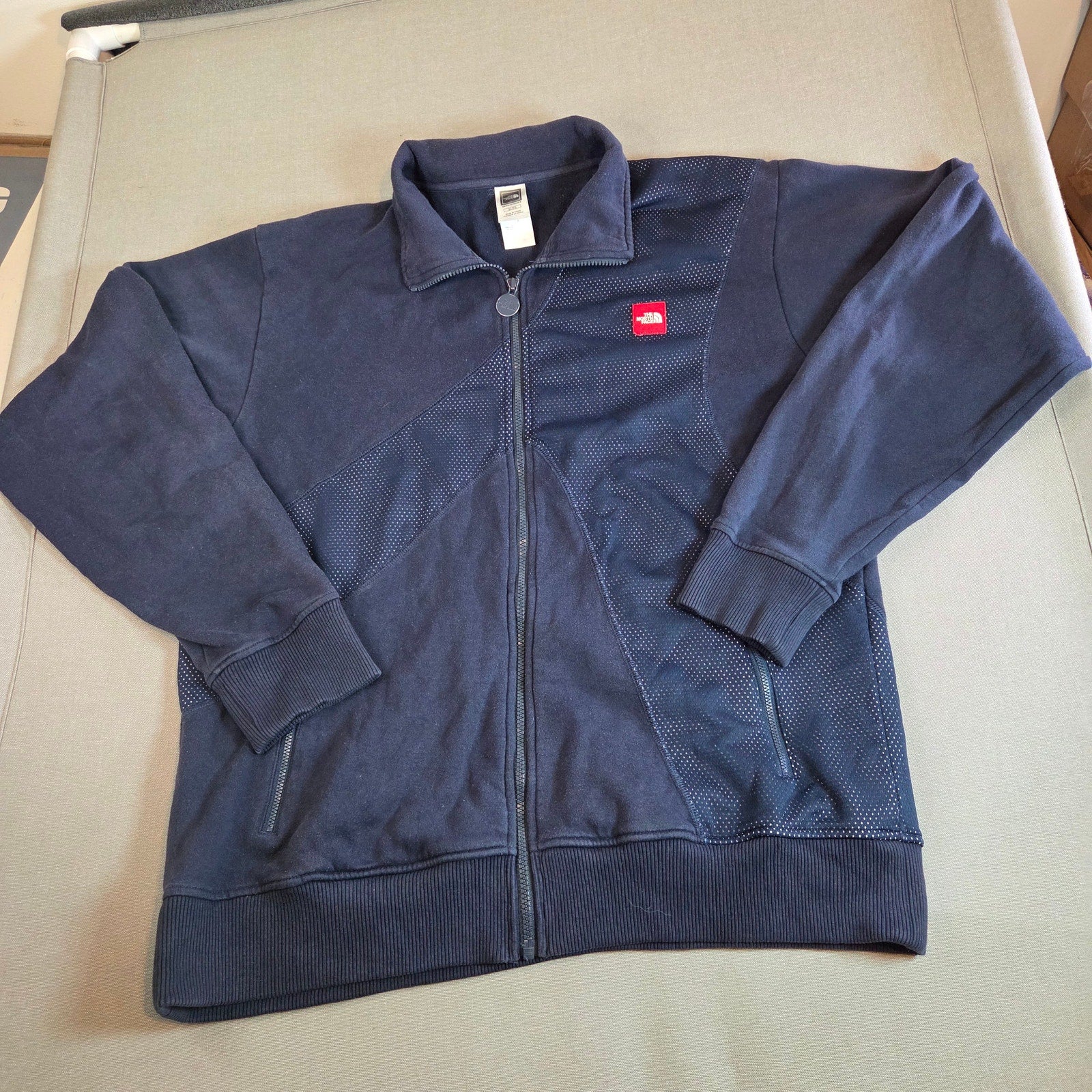 The North Face Men’s XL Cotton Blend Full Zip Sweater Jacket 2008