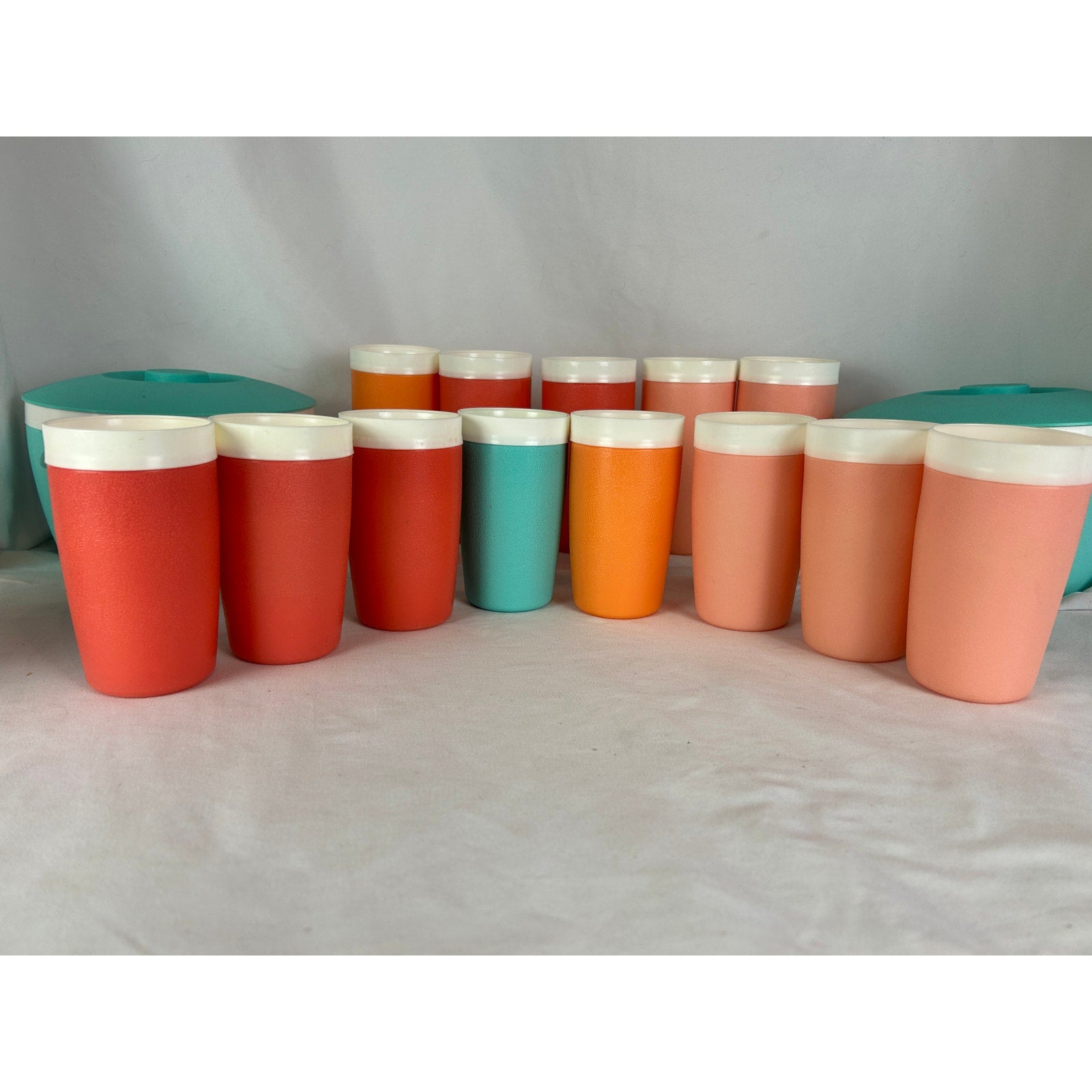 Bolero Therm O Ware MCM Bowl Tumbler Ice Bucket Set Retro Pastel Lot